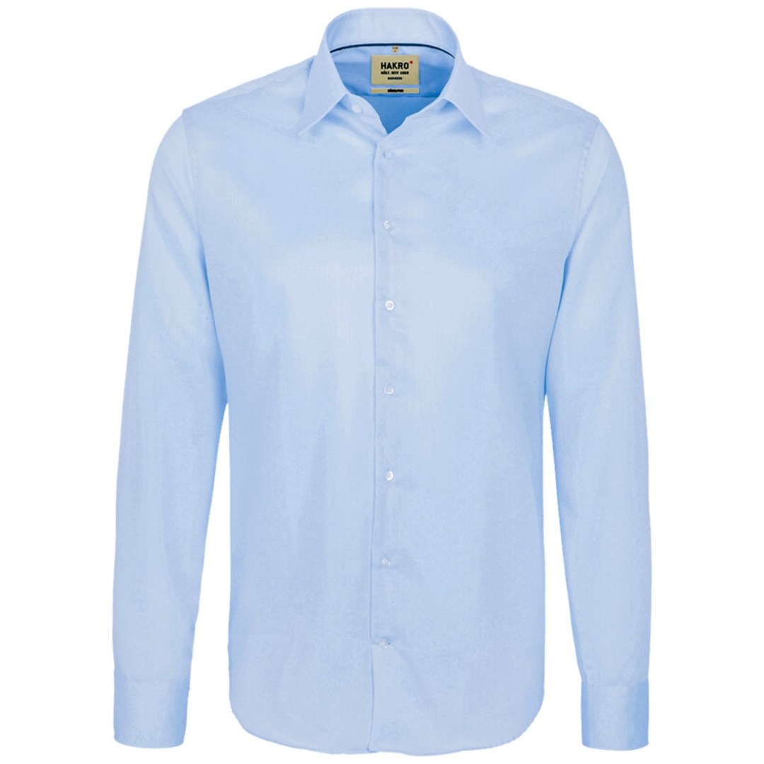 Hakro Herren Hemd Business Regular Fit #105 Gr. M sky