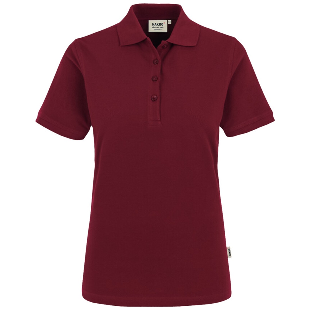 HAKRO Poloshirt Classic Damen #110  Gr. 2XL weinrot
