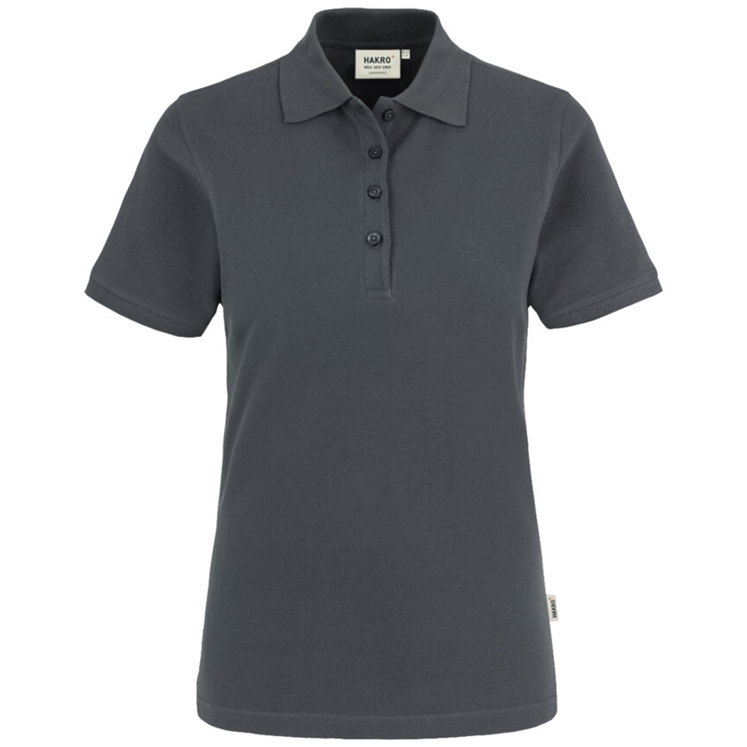 HAKRO Poloshirt Classic Damen #110  Gr. M anthrazit