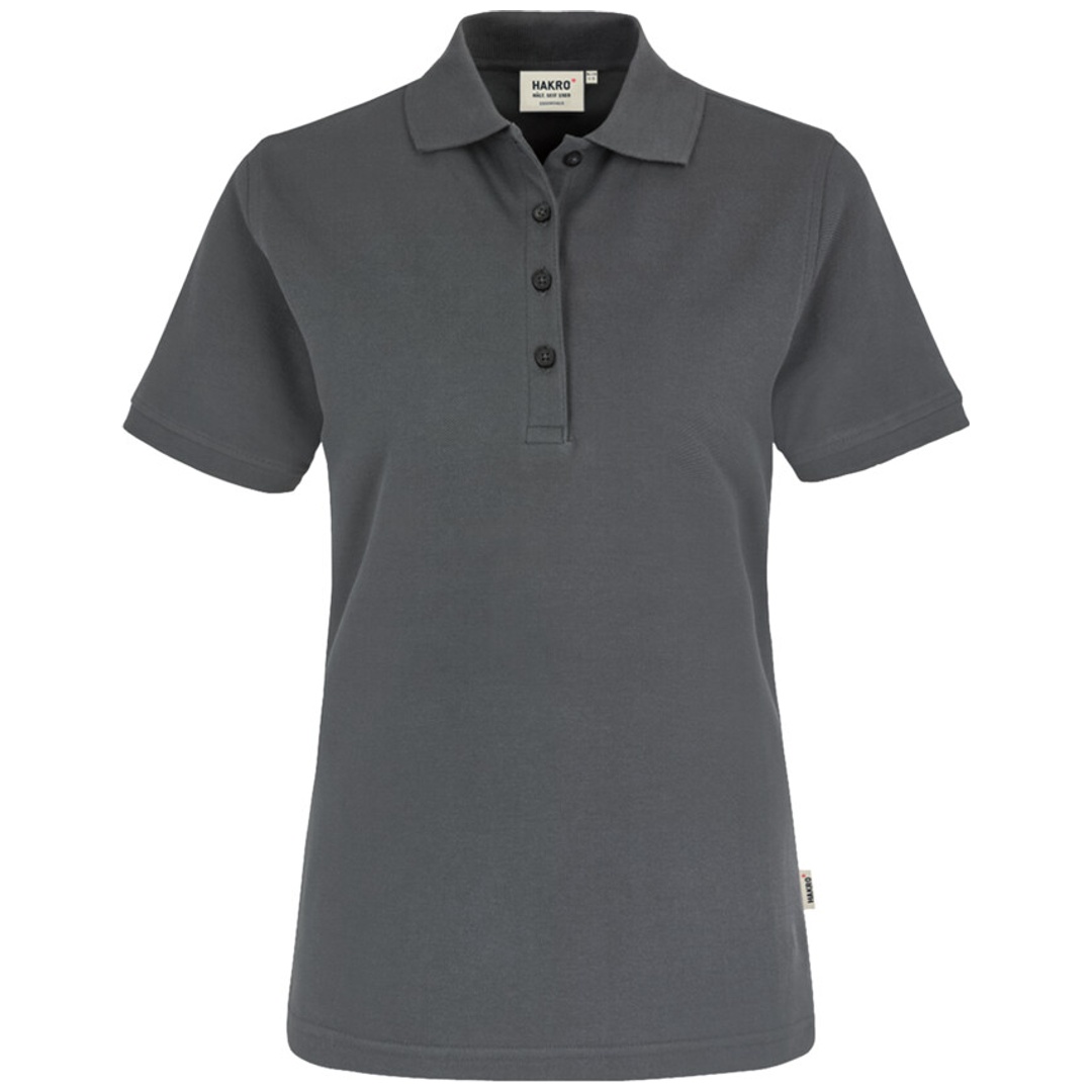 HAKRO Poloshirt Classic Damen #110  Gr. M graphit