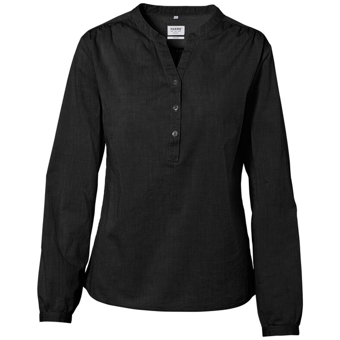 Hakro Damen Tunika Bluse Stretch RF #113 Gr. 2XL schwarz