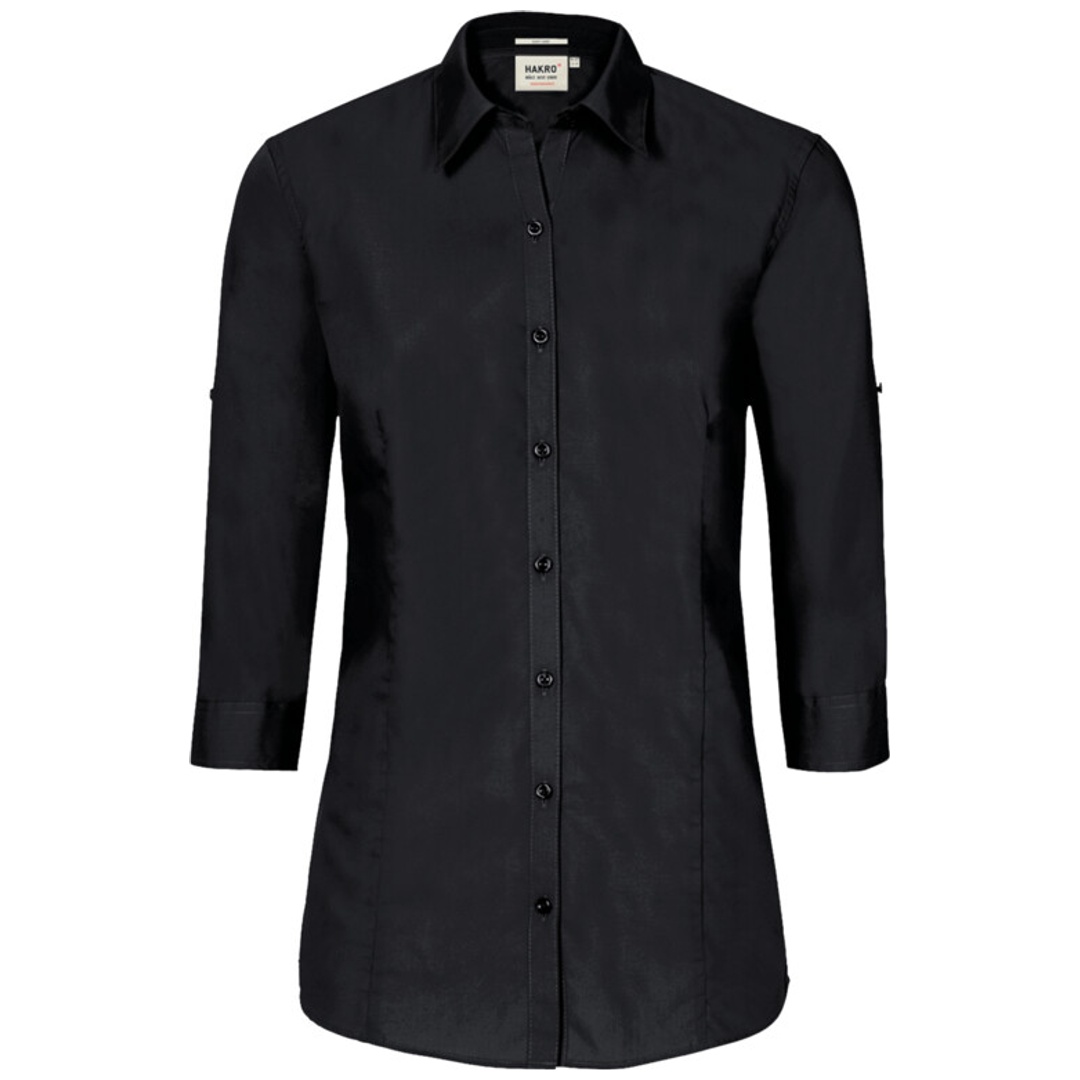HAKRO Damen Bluse 3/4 Arm Vario Performance #120 Gr. 5XL schwarz