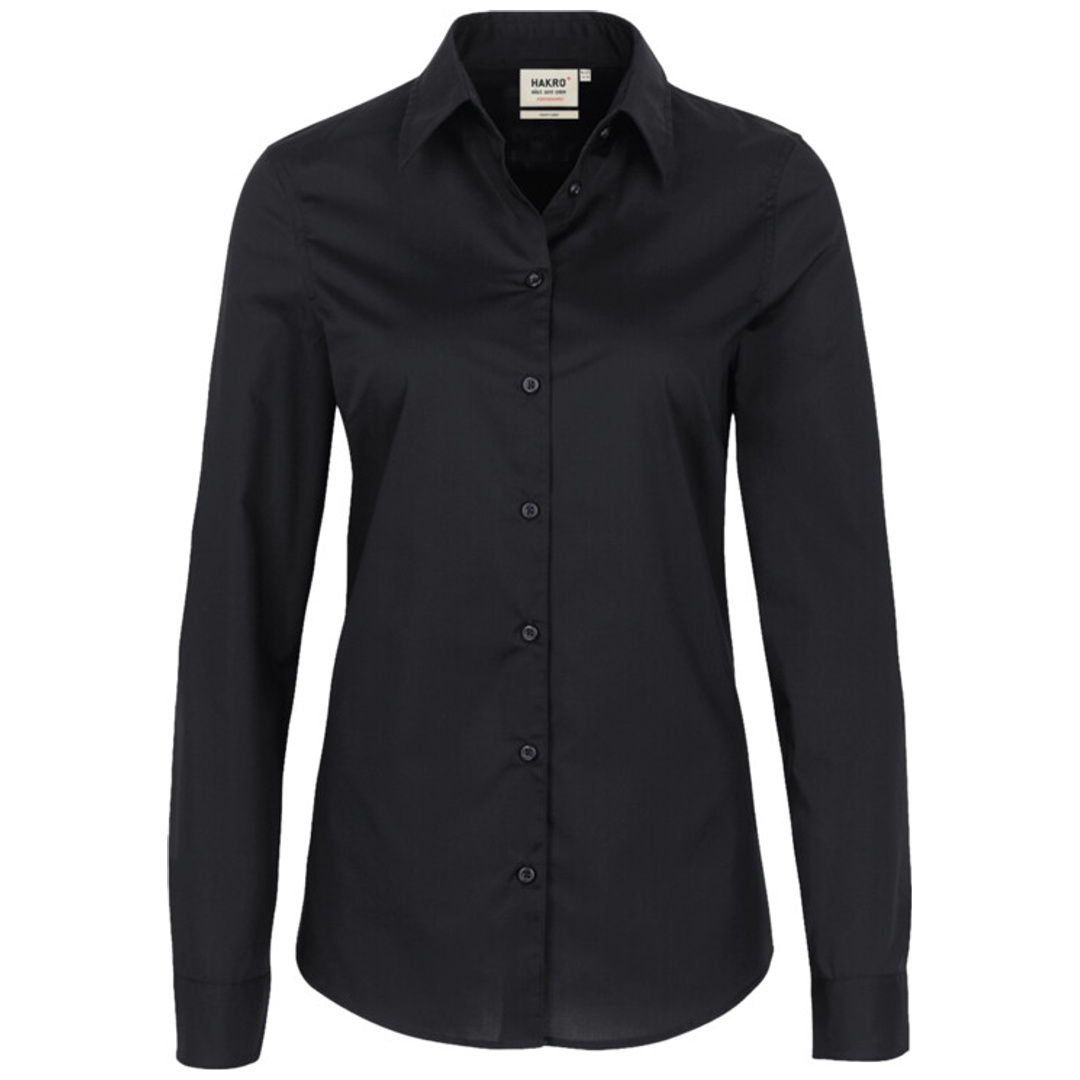 Hakro Damen Bluse Performance #121 Gr. 3XL schwarz