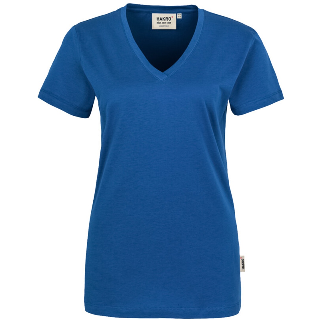 HAKRO V-T-Shirt Classic Damen #126 Gr. 3XL royalblau