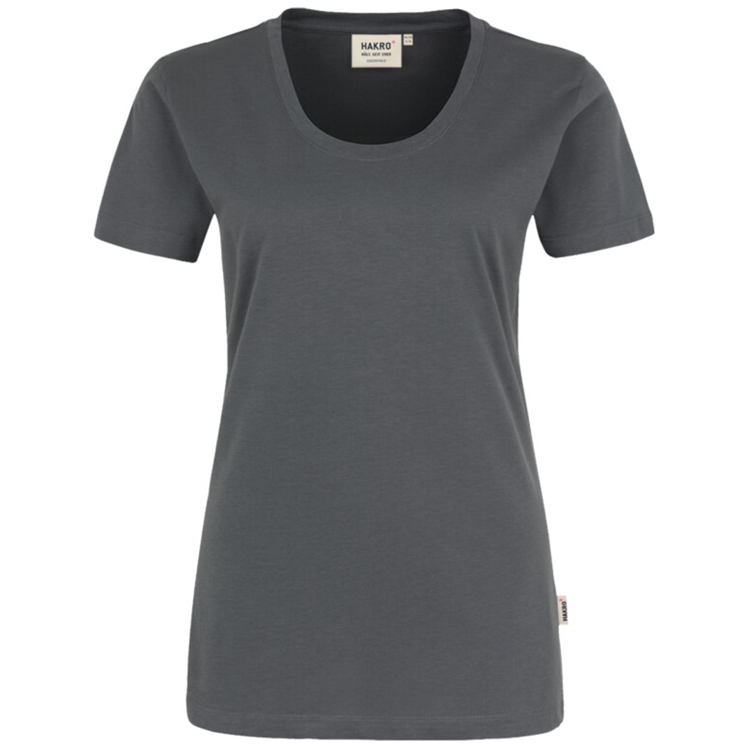 HAKRO T-Shirt Classic Damen #127 Gr. S graphit