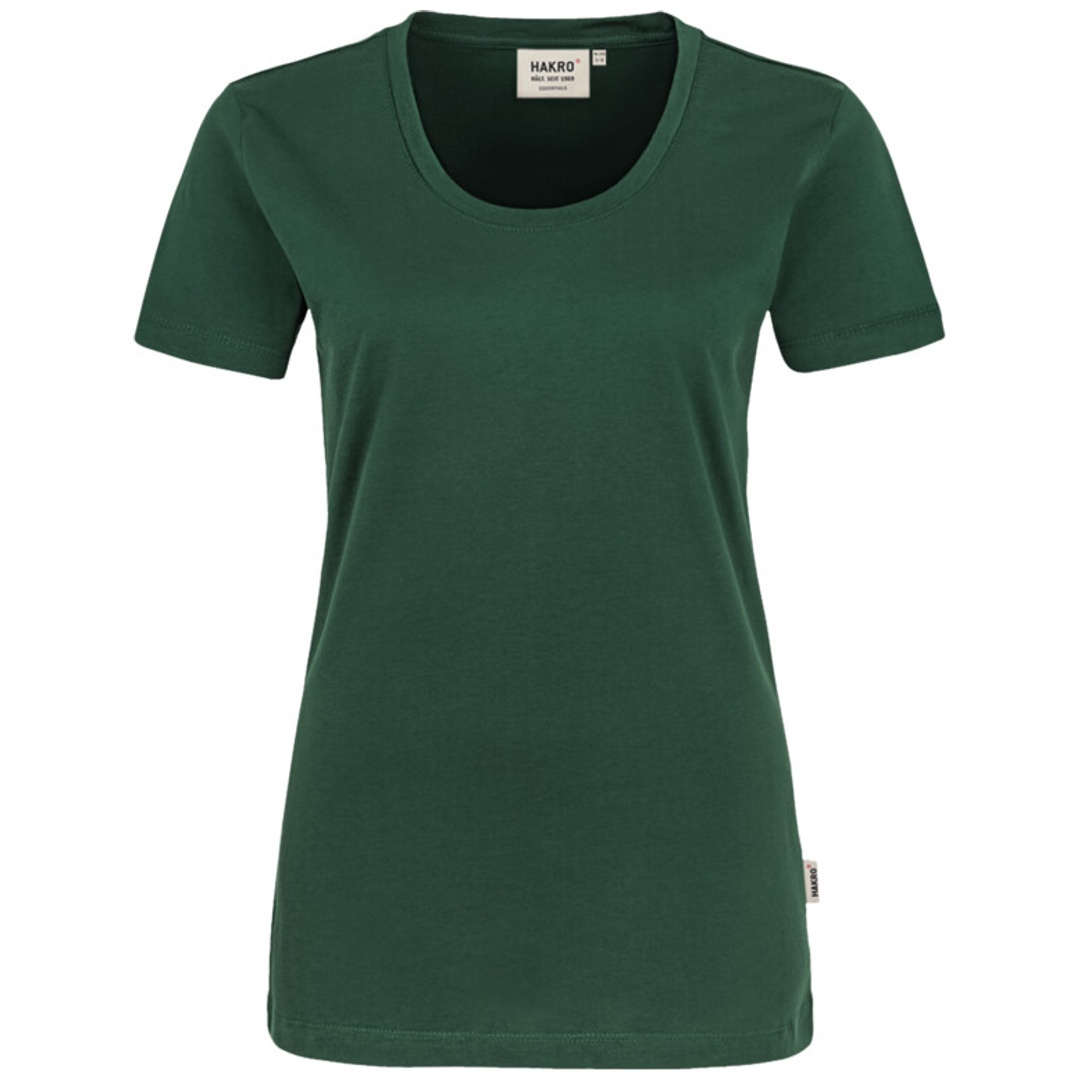 HAKRO T-Shirt Classic Damen #127 Gr. M tanne