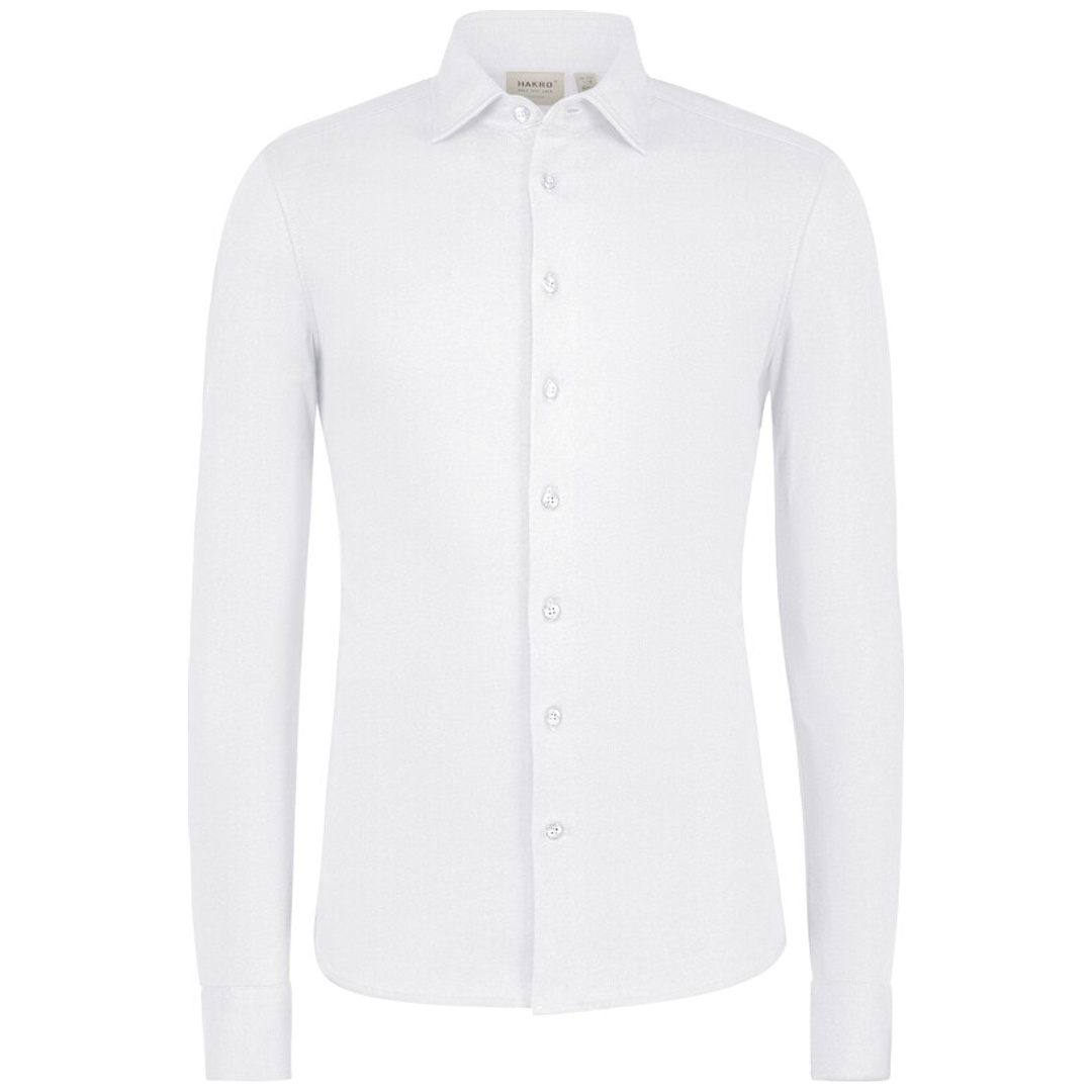 Hakro Herren Hemd Cotton Tech #137 Gr. M weiß