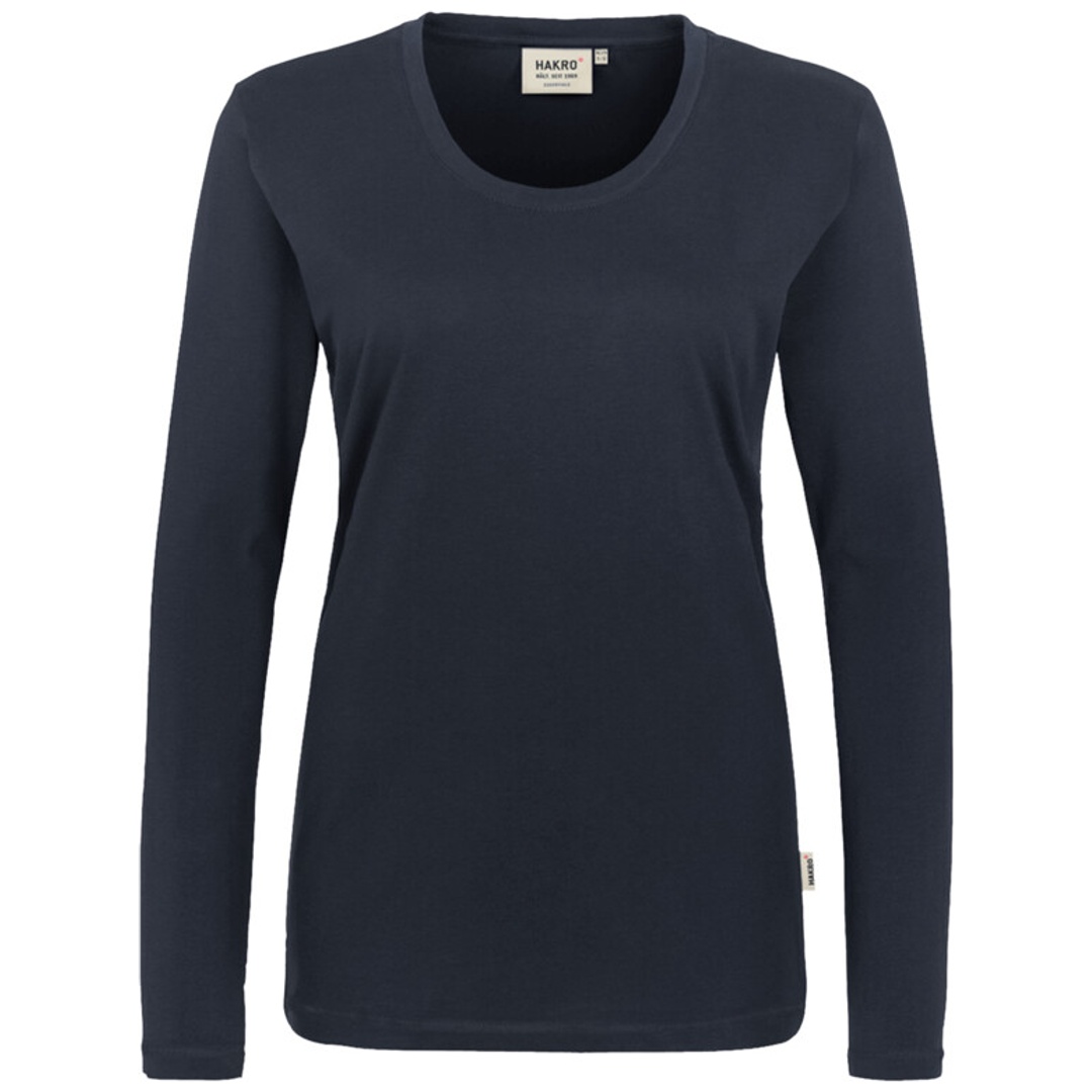 Hakro Damen Longsleeve Classic #178 Gr. M tinte