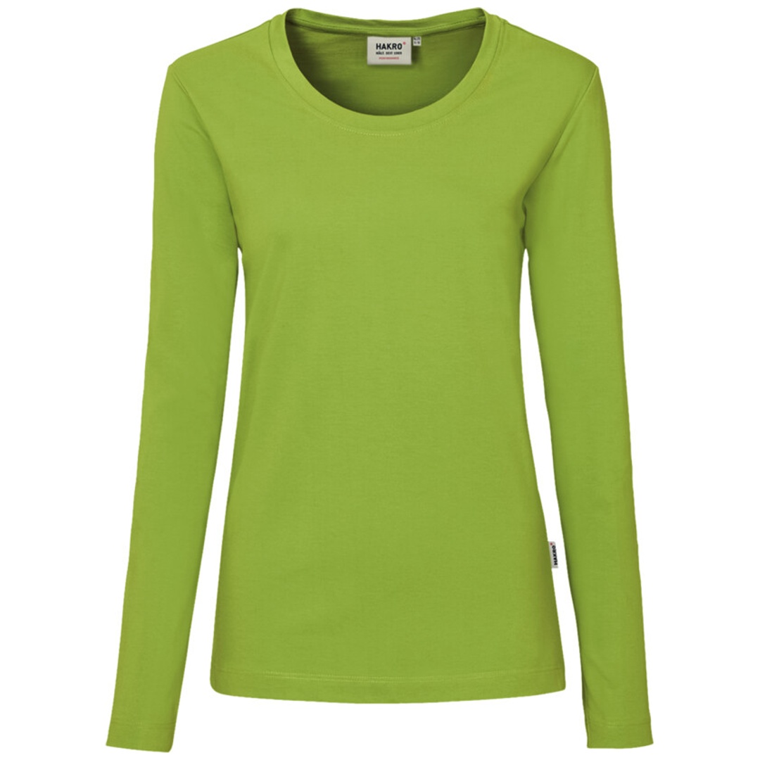 HAKRO Damen-Longsleeve Performance #179 Gr. 3XL kiwi