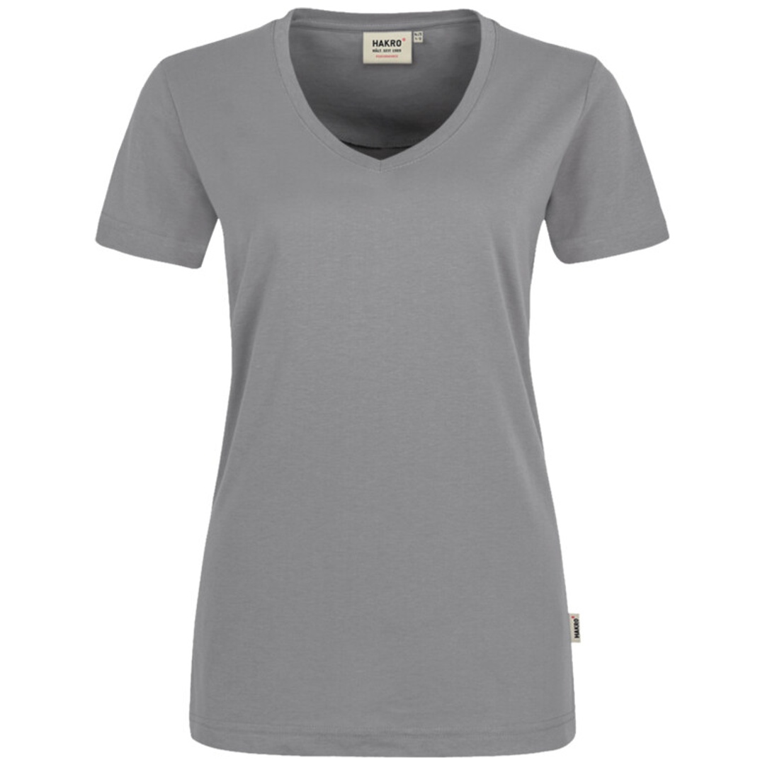 HAKRO V-T-Shirt Mikralinar Damen #181 Gr. 6XL titan