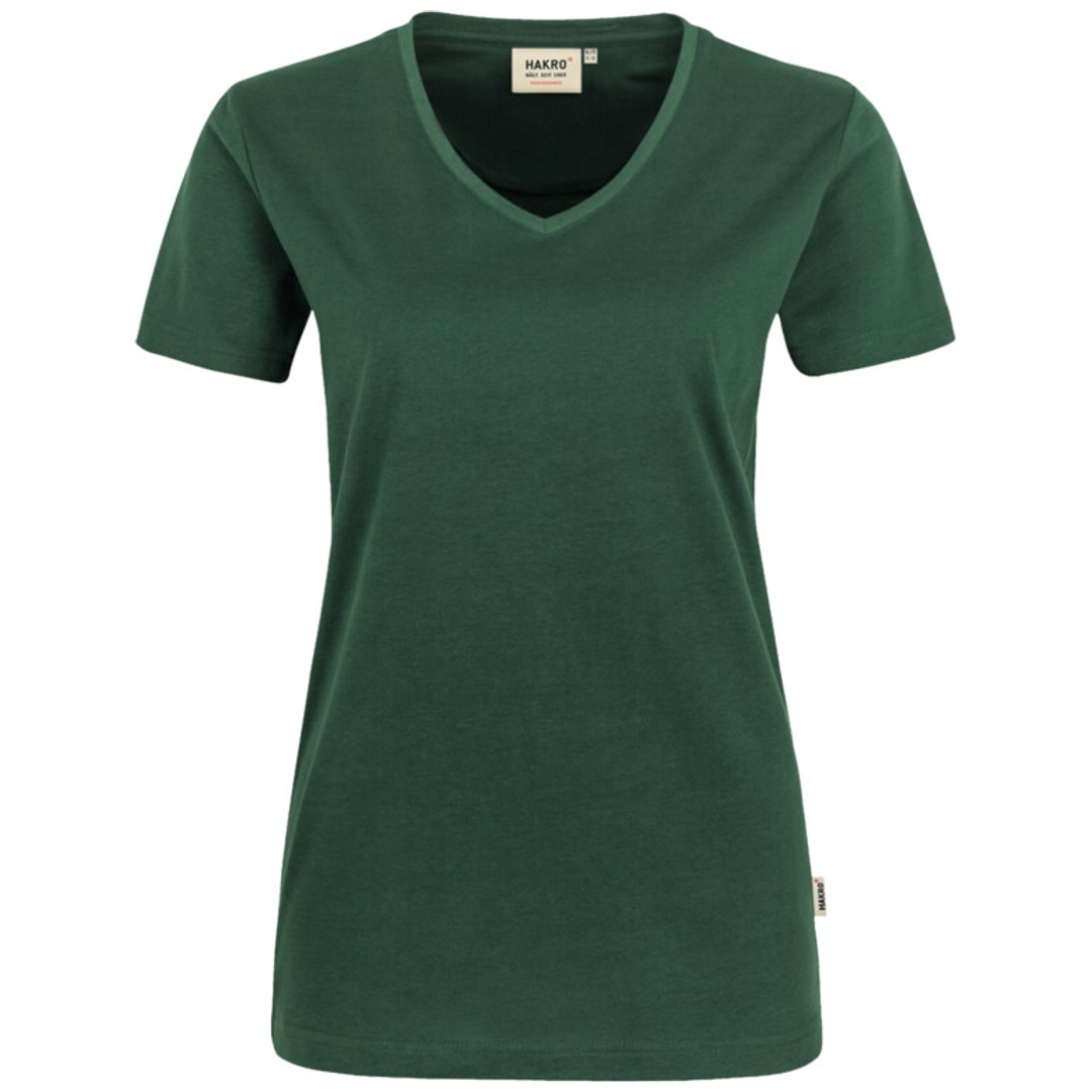 HAKRO V-T-Shirt Mikralinar Damen #181 Gr. 2XL tanne