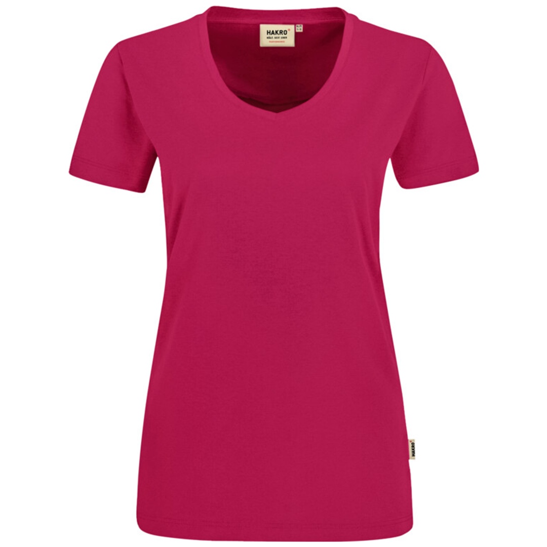 HAKRO V-T-Shirt Mikralinar Damen #181 Gr. 4XL magenta
