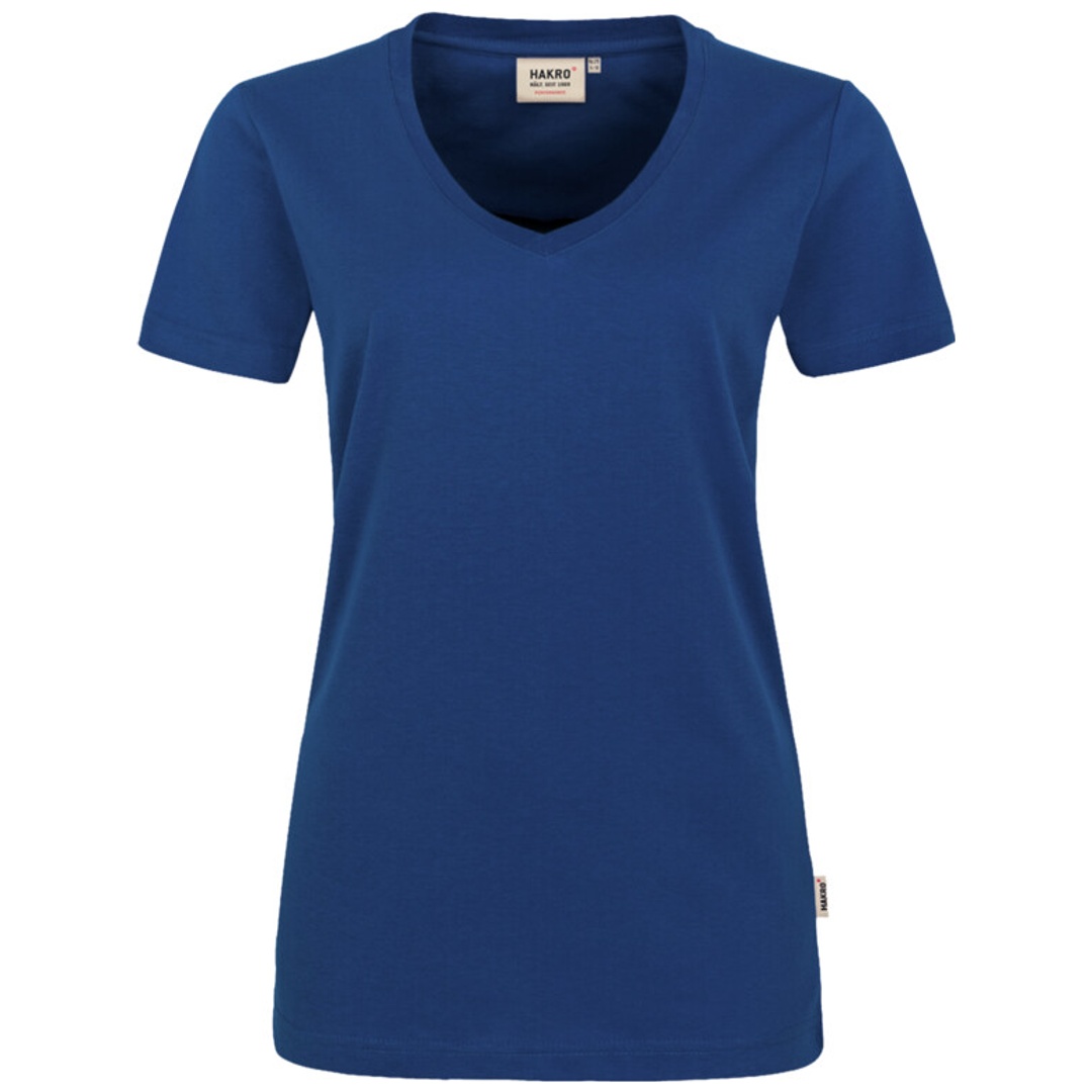 HAKRO V-T-Shirt Mikralinar Damen #181 Gr. 3XL ultramarinblau
