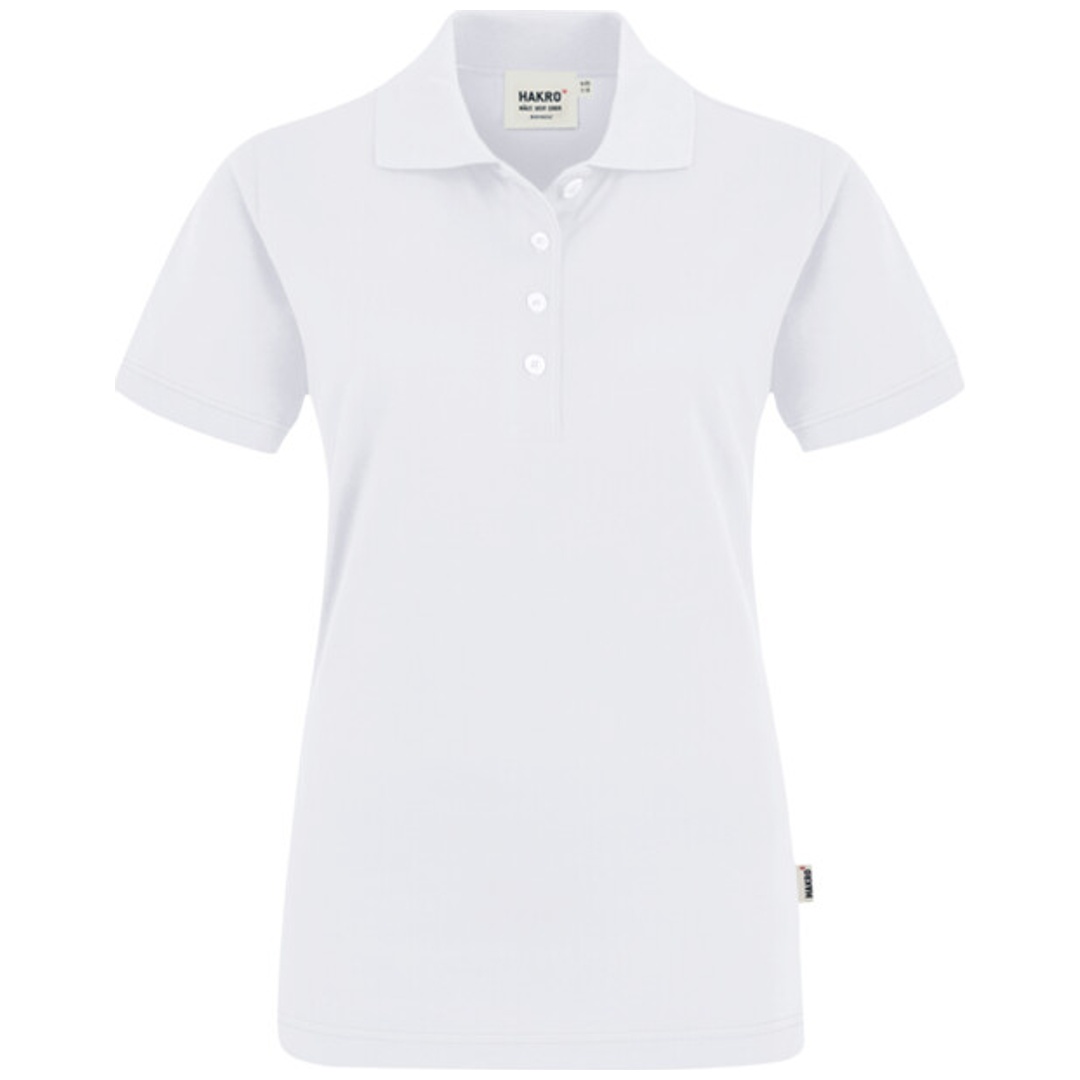 HAKRO Premium-Poloshirt Pima-Cotton Damen #201 Gr. XS weiß