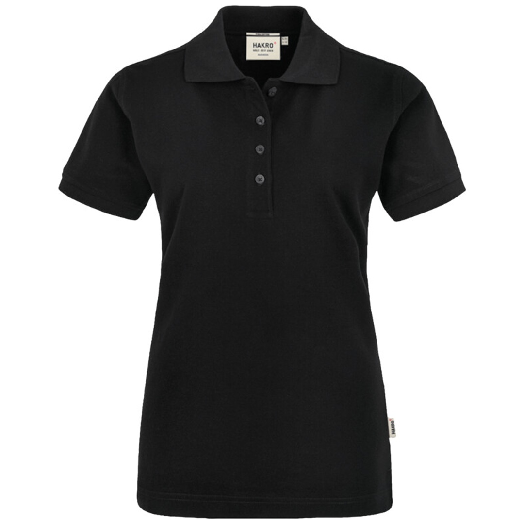 HAKRO Premium-Poloshirt Pima-Cotton Damen #201 Gr. XL schwarz