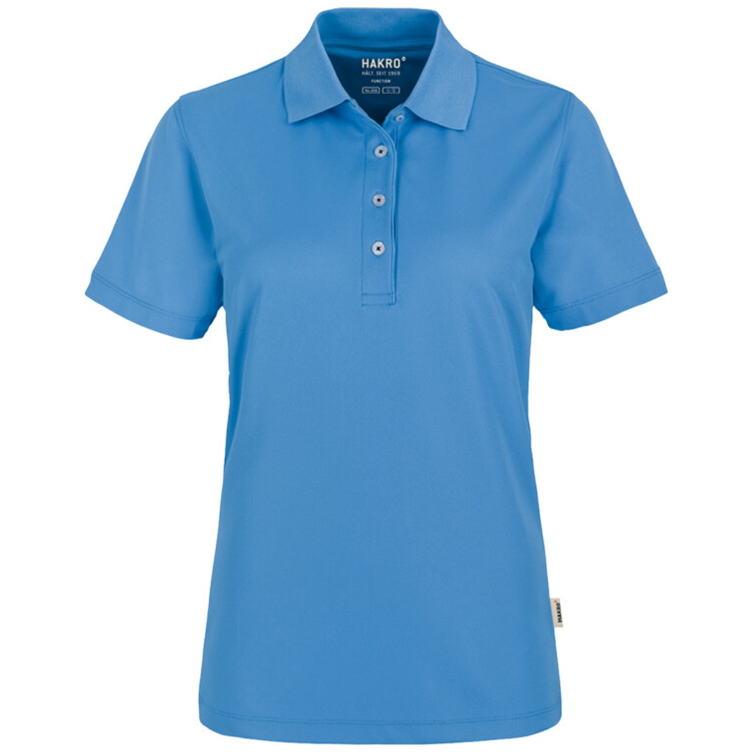 HAKRO Poloshirt Coolmax #206 Damen Gr. XL malibublau