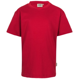 HAKRO Kinder T-Shirt Classic #210 Gr. 128 rot