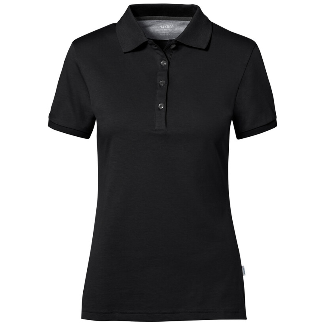 HAKRO Poloshirt Cotton-Tec Damen #214 Gr. 3XL schwarz