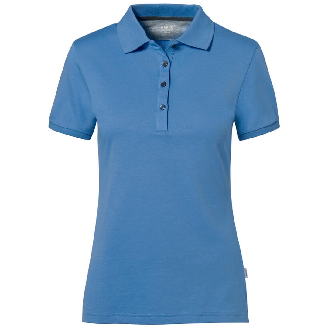 HAKRO Poloshirt Cotton-Tec Damen #214 Gr. 2XL malibublau
