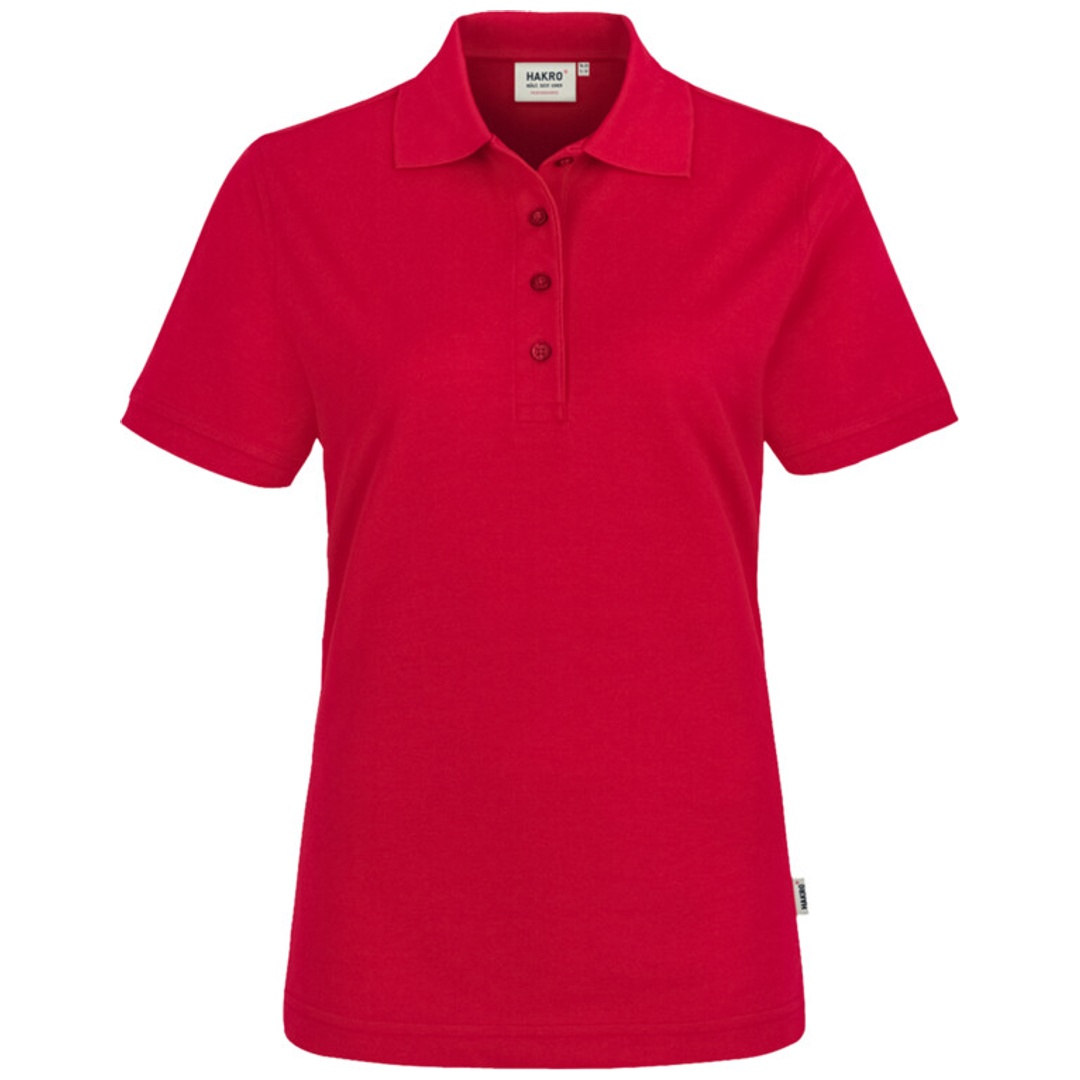 Hakro Damen Poloshirt Performance #216 Gr. XS rot