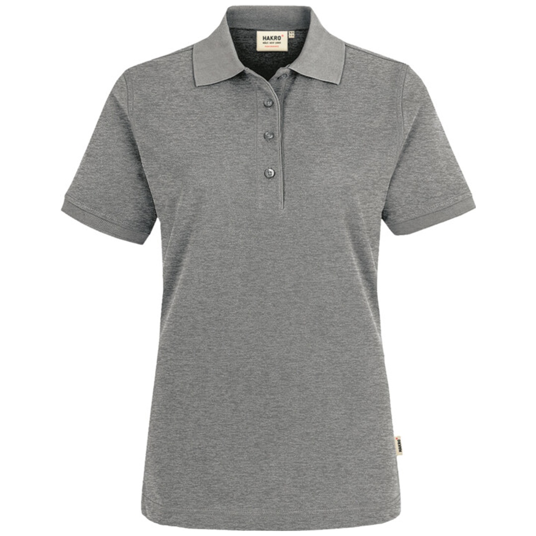 Hakro Damen Poloshirt Performance #216 Gr. XL grau-meliert