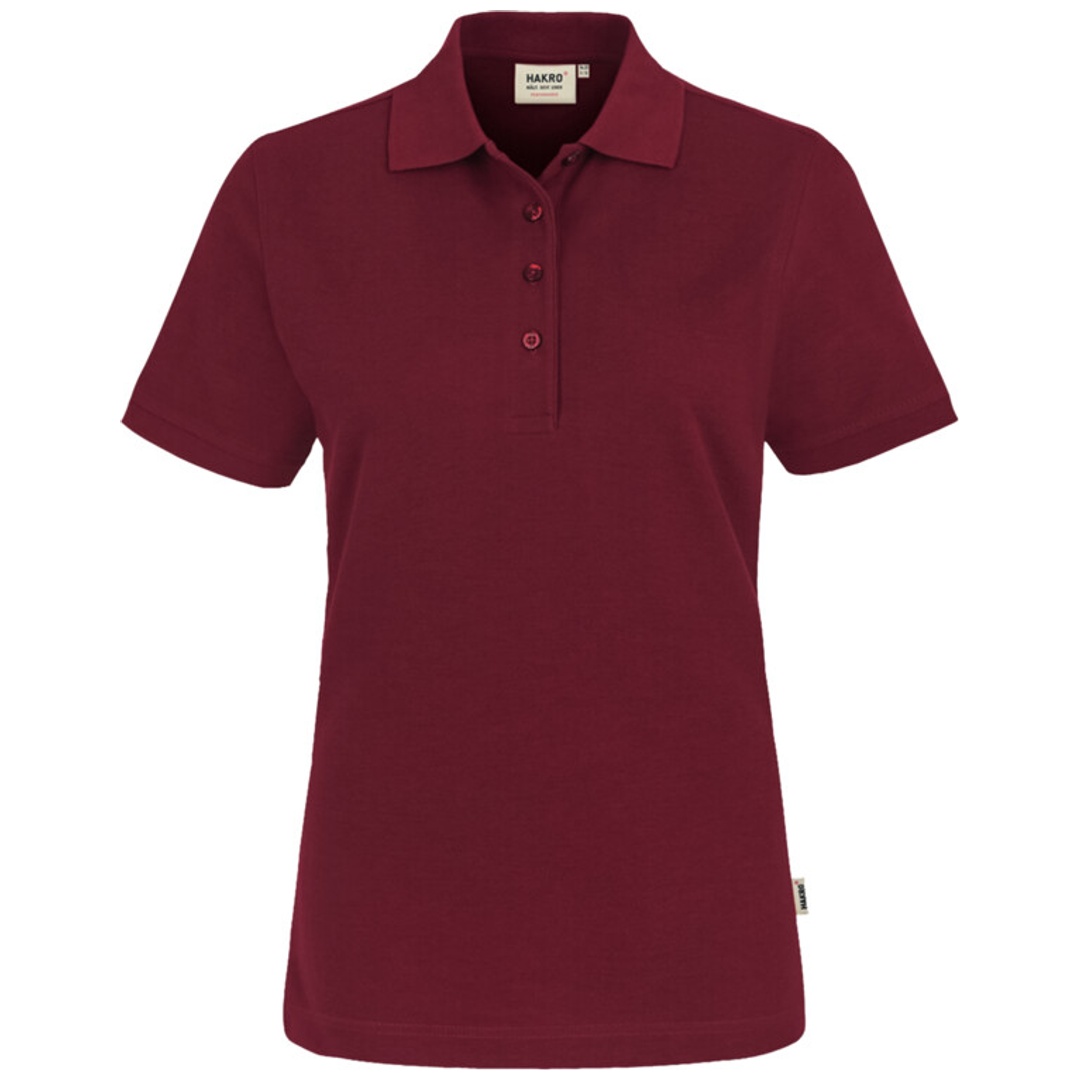 Hakro Damen Poloshirt Performance #216 Gr. XS weinrot