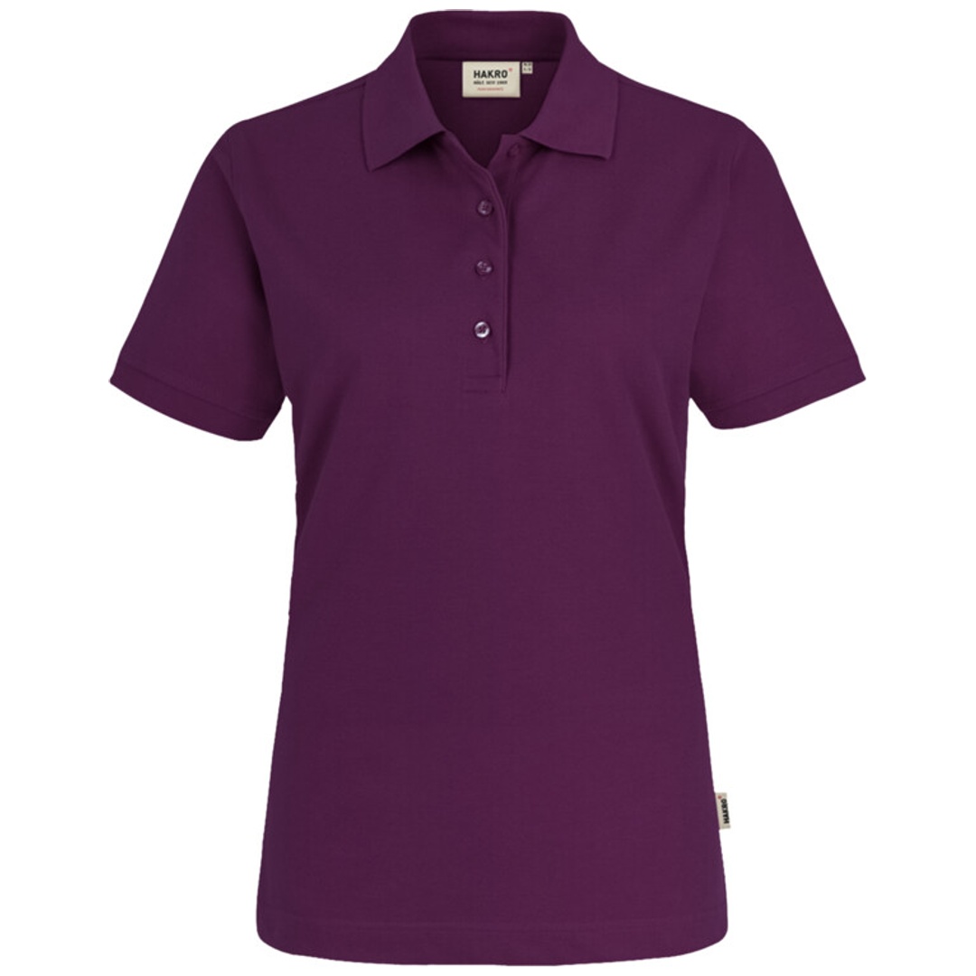 Hakro Damen Poloshirt Performance #216 Gr. 6XL aubergine