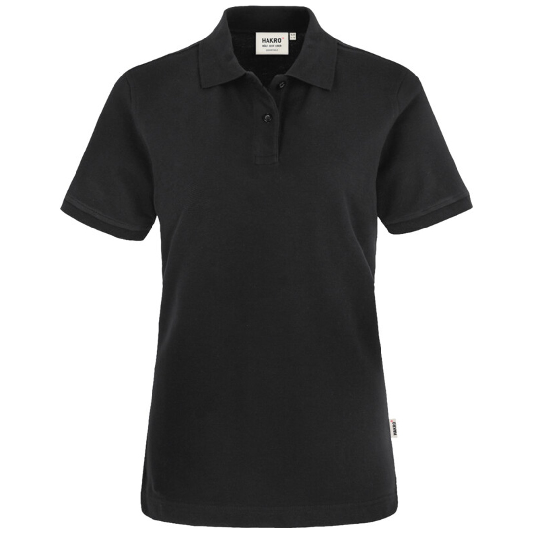 HAKRO Poloshirt Top Damen #224 Gr. 5XL schwarz