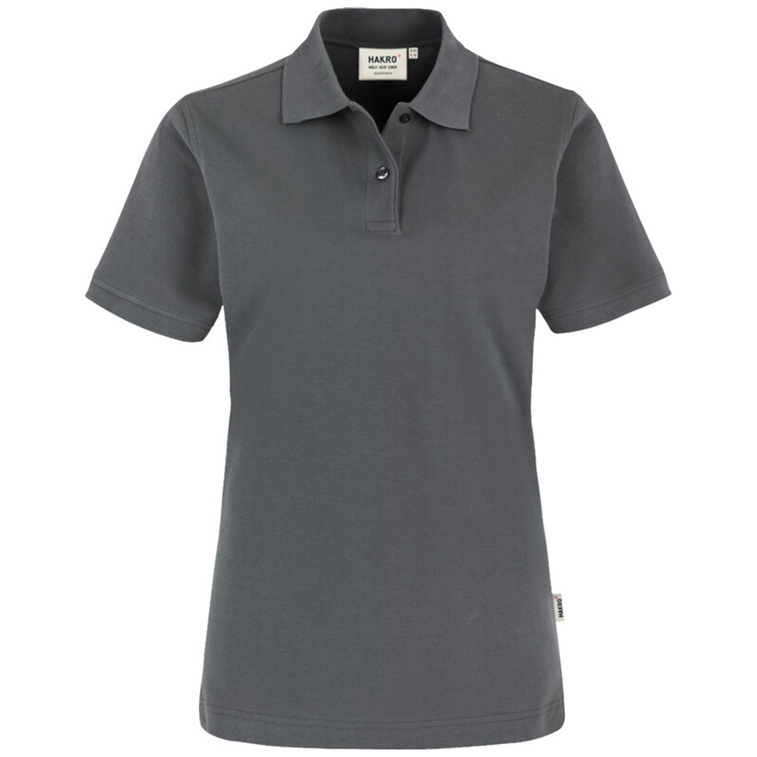 HAKRO Poloshirt Top Damen #224 Gr. XL graphit