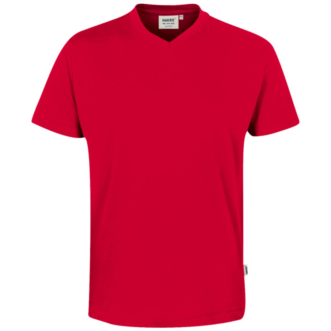 HAKRO V-T-Shirt Classic Herren #226 Gr. XL rot