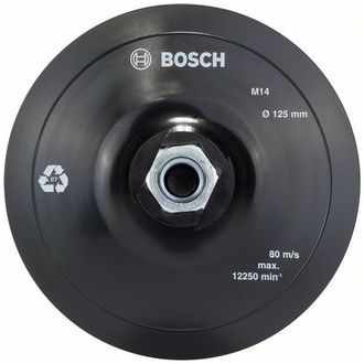 Bosch Stützteller mit Klettverschluß, 125 mm