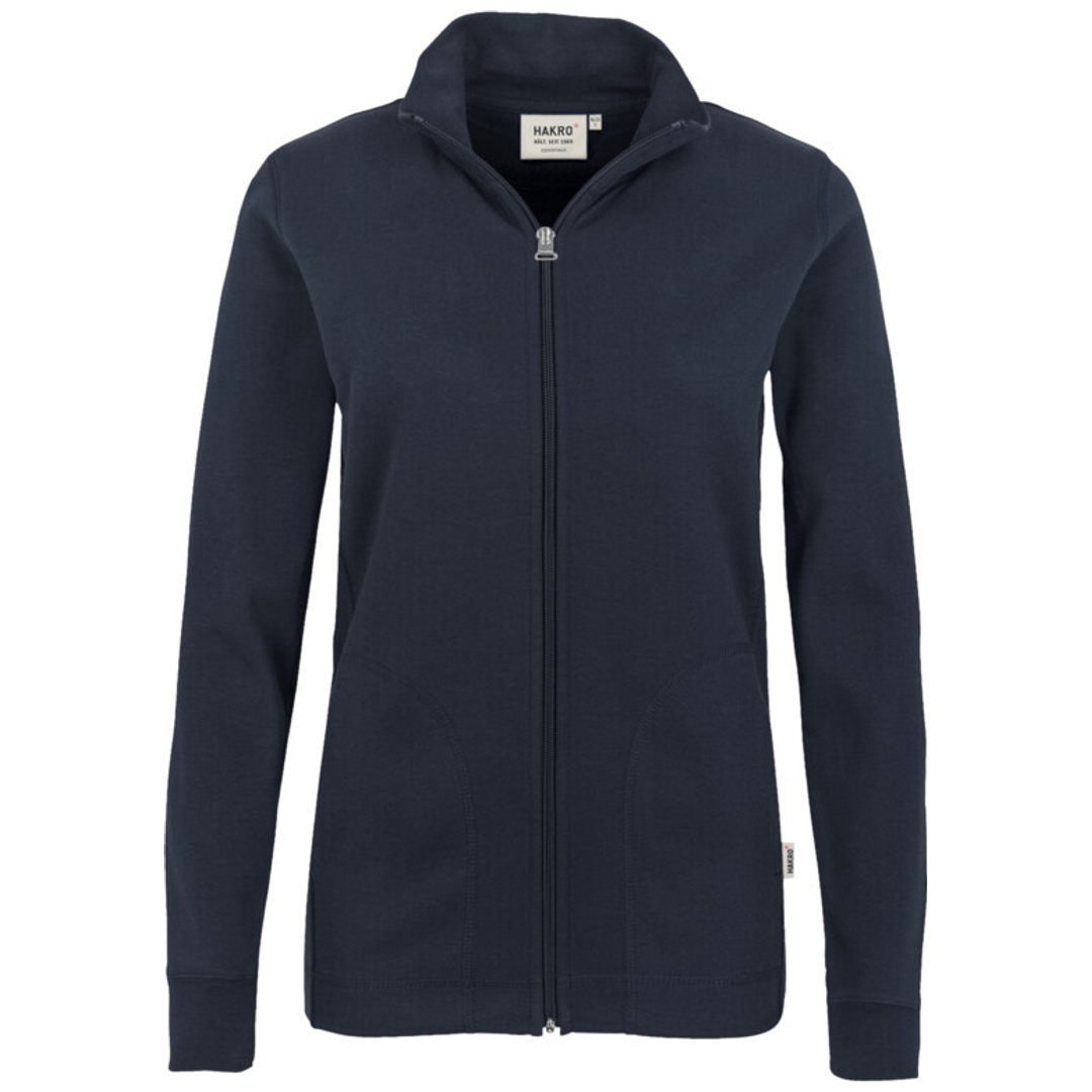 HAKRO Interlock Sweatjacke Damen #227 Gr. XS tinte