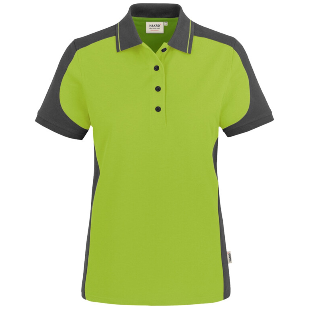 Hakro Damen Poloshirt Contrast Performancer #239 Gr. XS kiwi