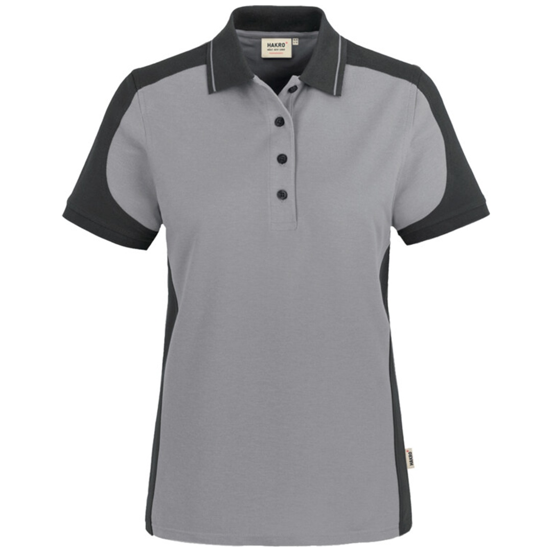 Hakro Damen Poloshirt Contrast Performancer #239 Gr. XS titan