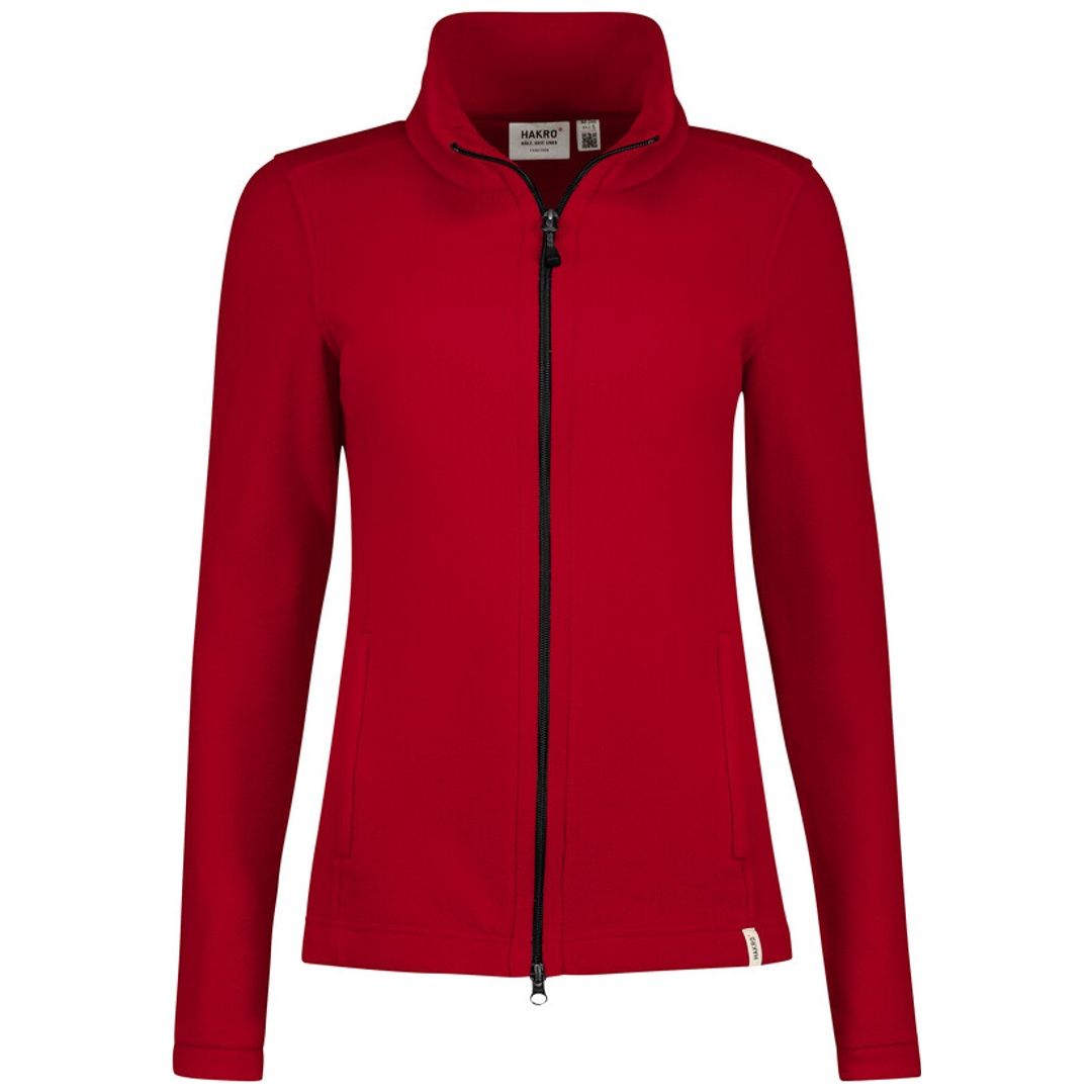 Hakro Damen Fleecejacke ECO #246 Gr. XS rot