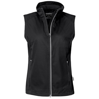 HAKRO Women-Light-Softshell-Weste Sarina #254 Gr. XS schwarz