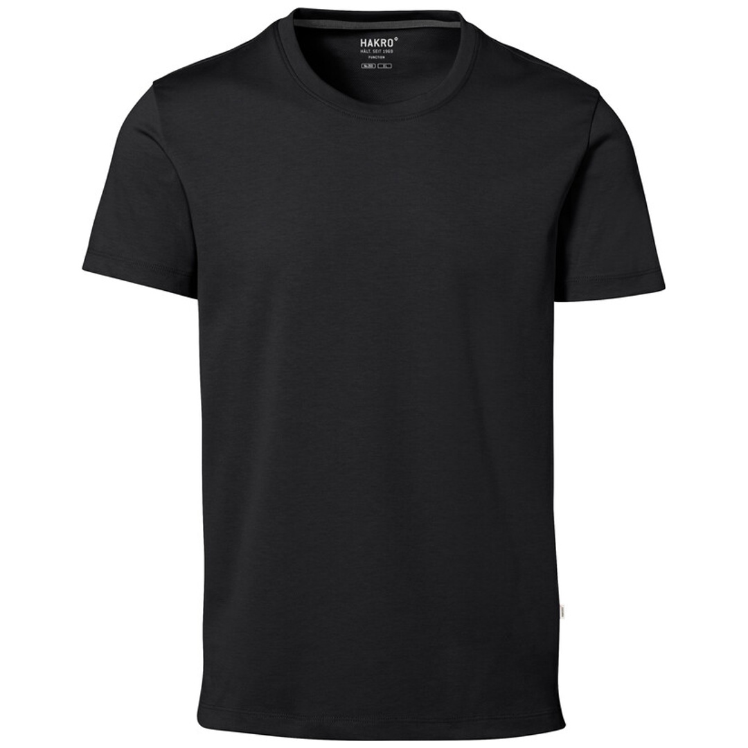 HAKRO Cotton Tec T-Shirt Herren #269 Gr. XS schwarz