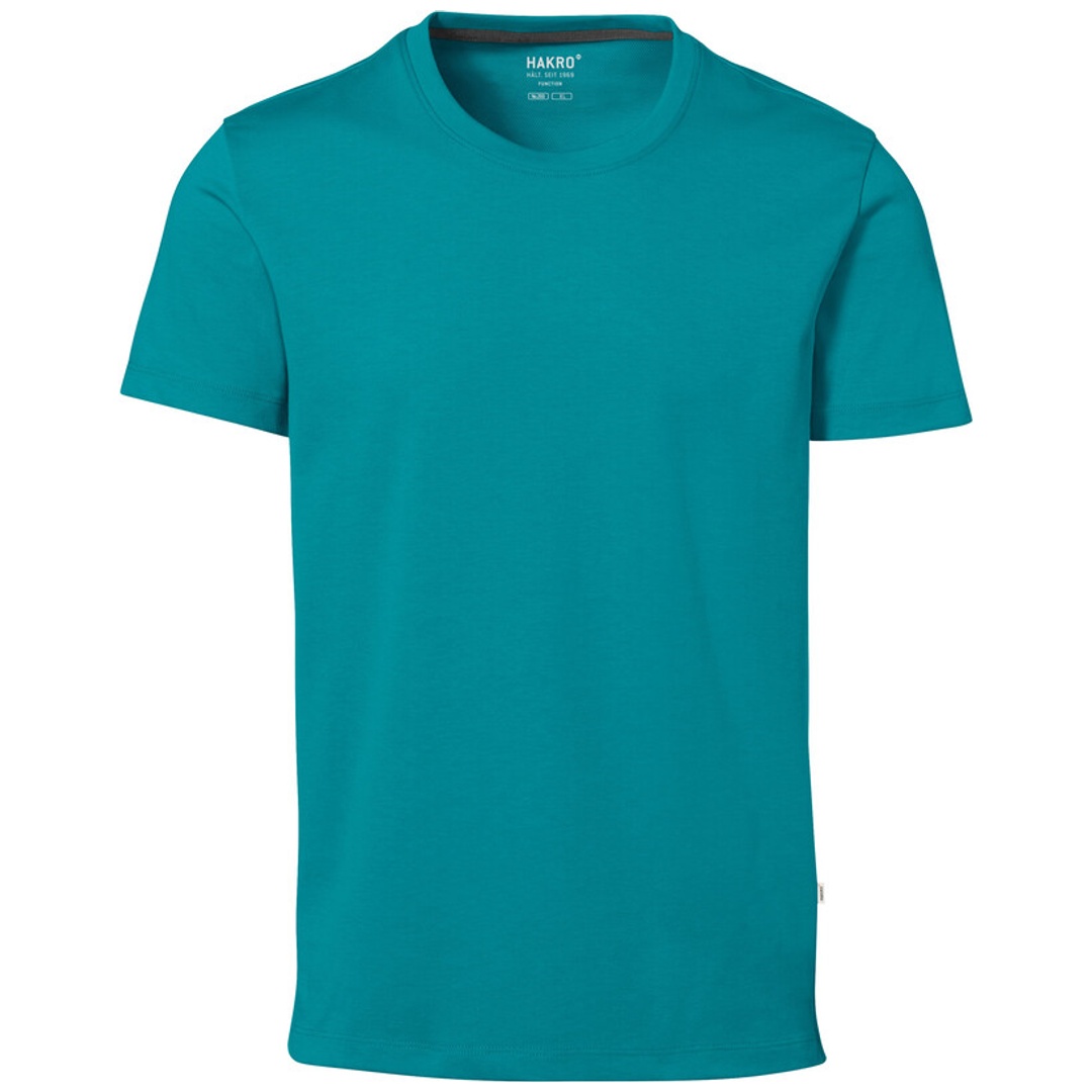 HAKRO Cotton Tec T-Shirt Herren #269 Gr. XS smaragd