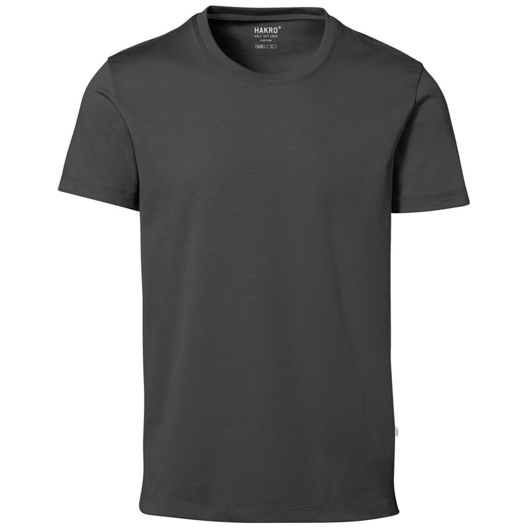 HAKRO Cotton Tec T-Shirt Herren #269 Gr. XL anthrazit