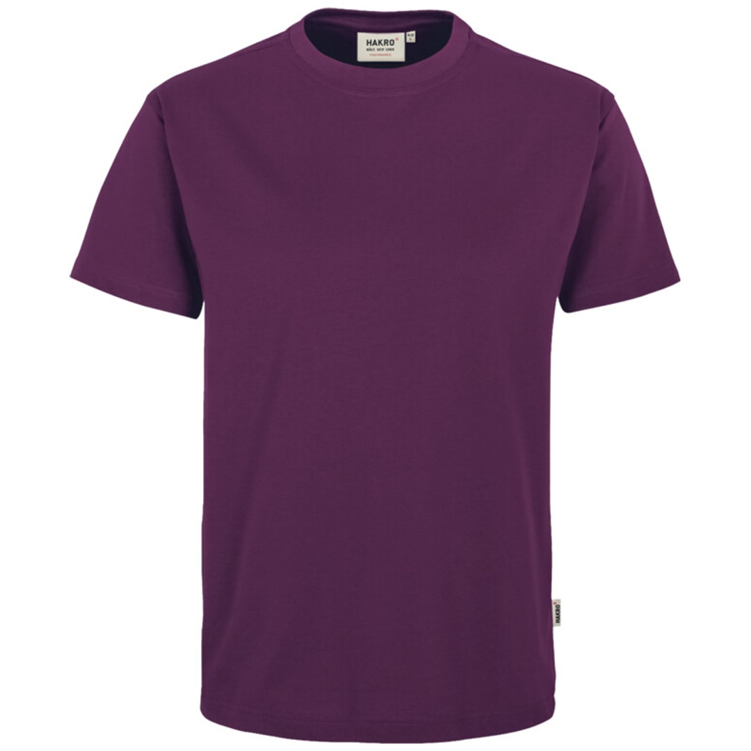 HAKRO T-Shirt Mikralinar Herren #281 Gr. M aubergine