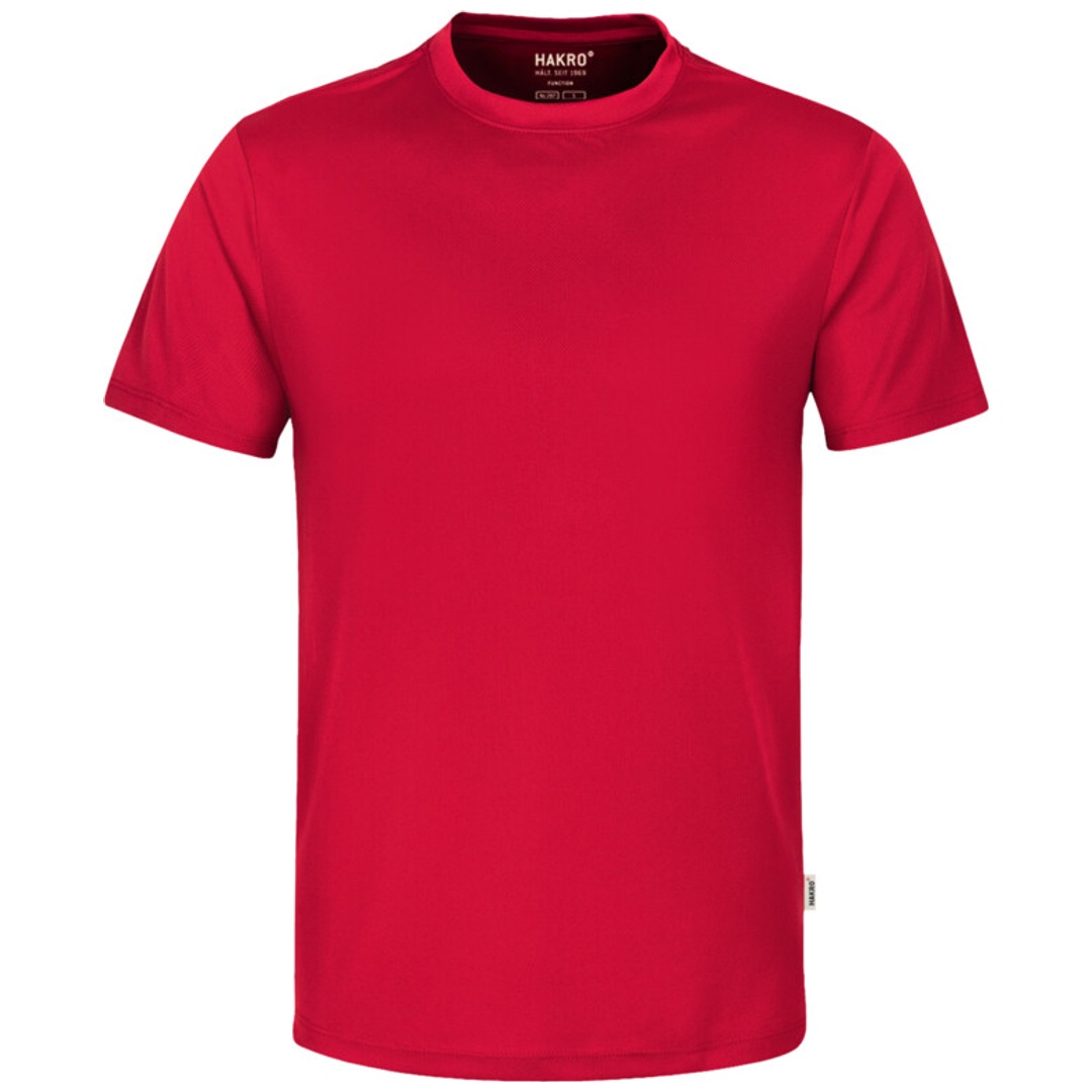 HAKRO T-Shirt Coolmax Herren #287 Gr. XL rot