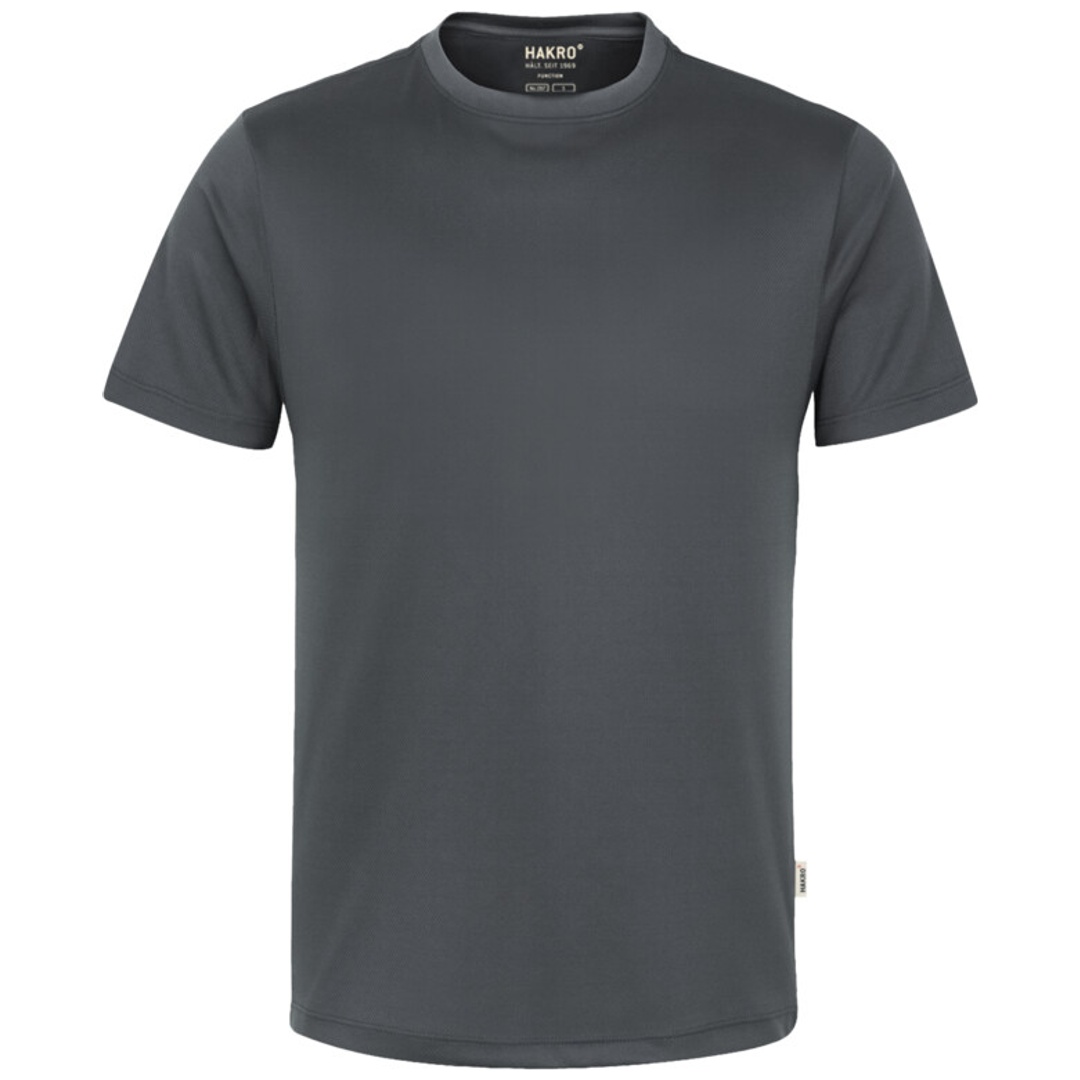 HAKRO T-Shirt Coolmax Herren #287 Gr. M anthrazit