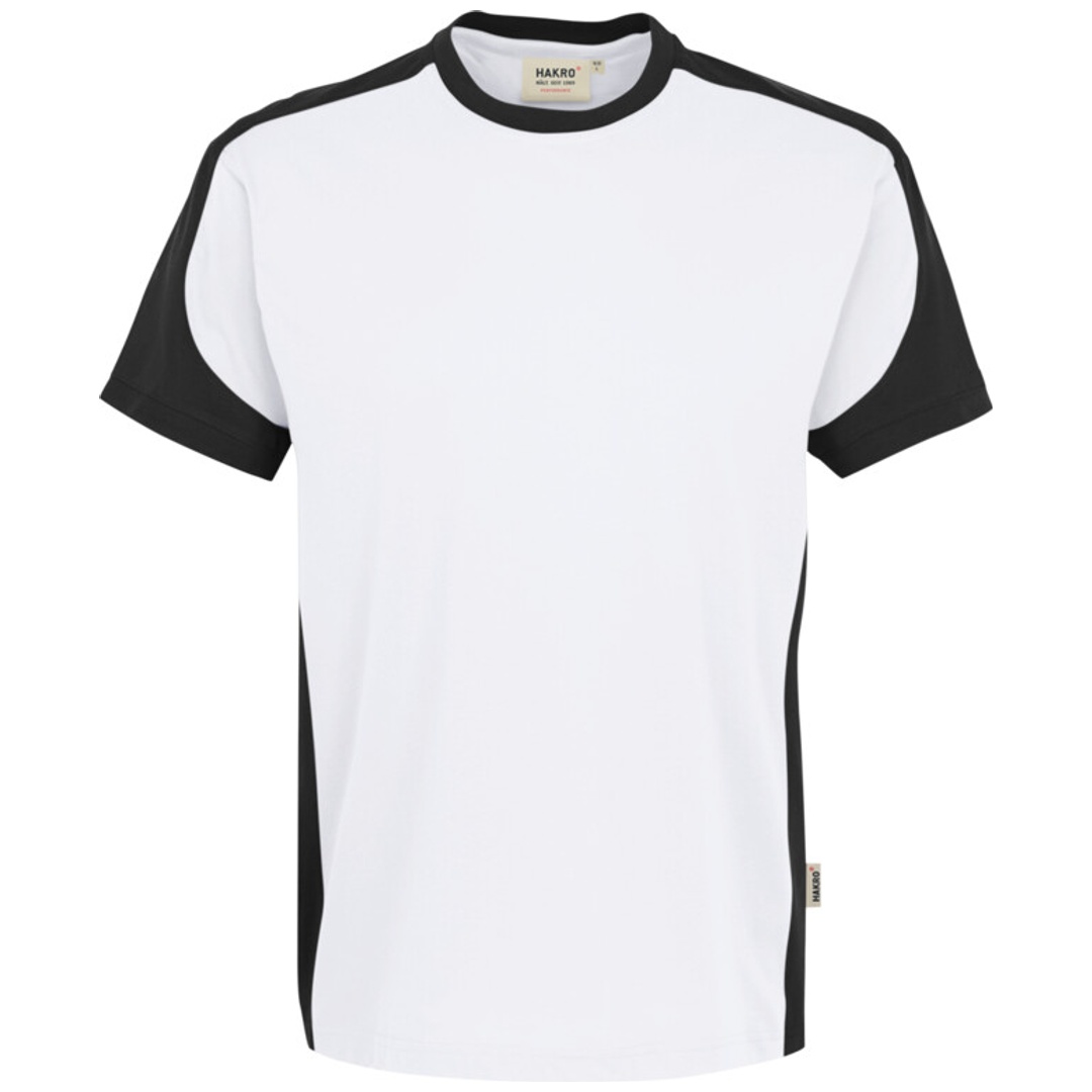 Hakro Herren T-Shirt Contrast Performance #290 Gr. 2XL weiß
