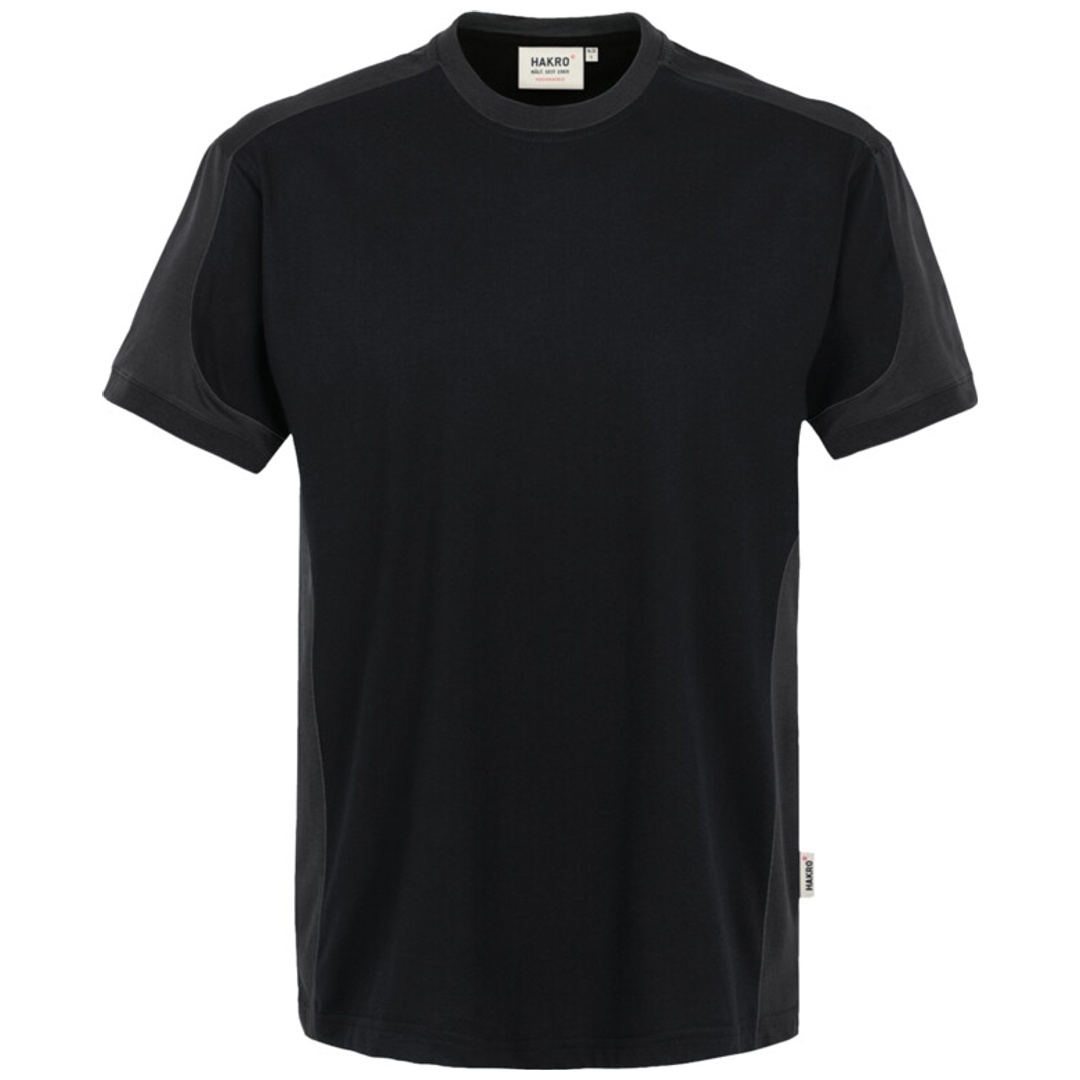 Hakro Herren T-Shirt Contrast Performance #290 Gr. M schwarz