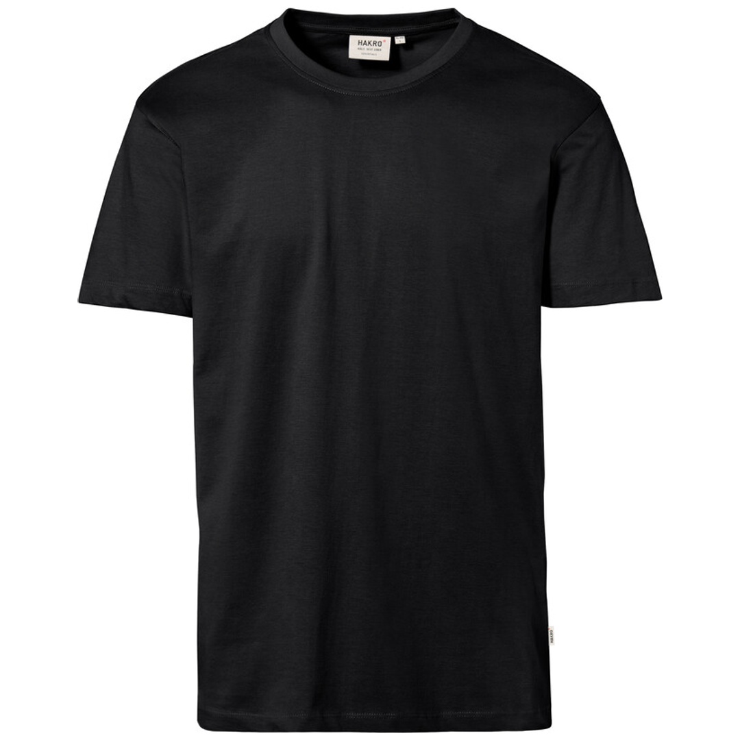 HAKRO Herren T-Shirt Classic #292 Gr. S schwarz