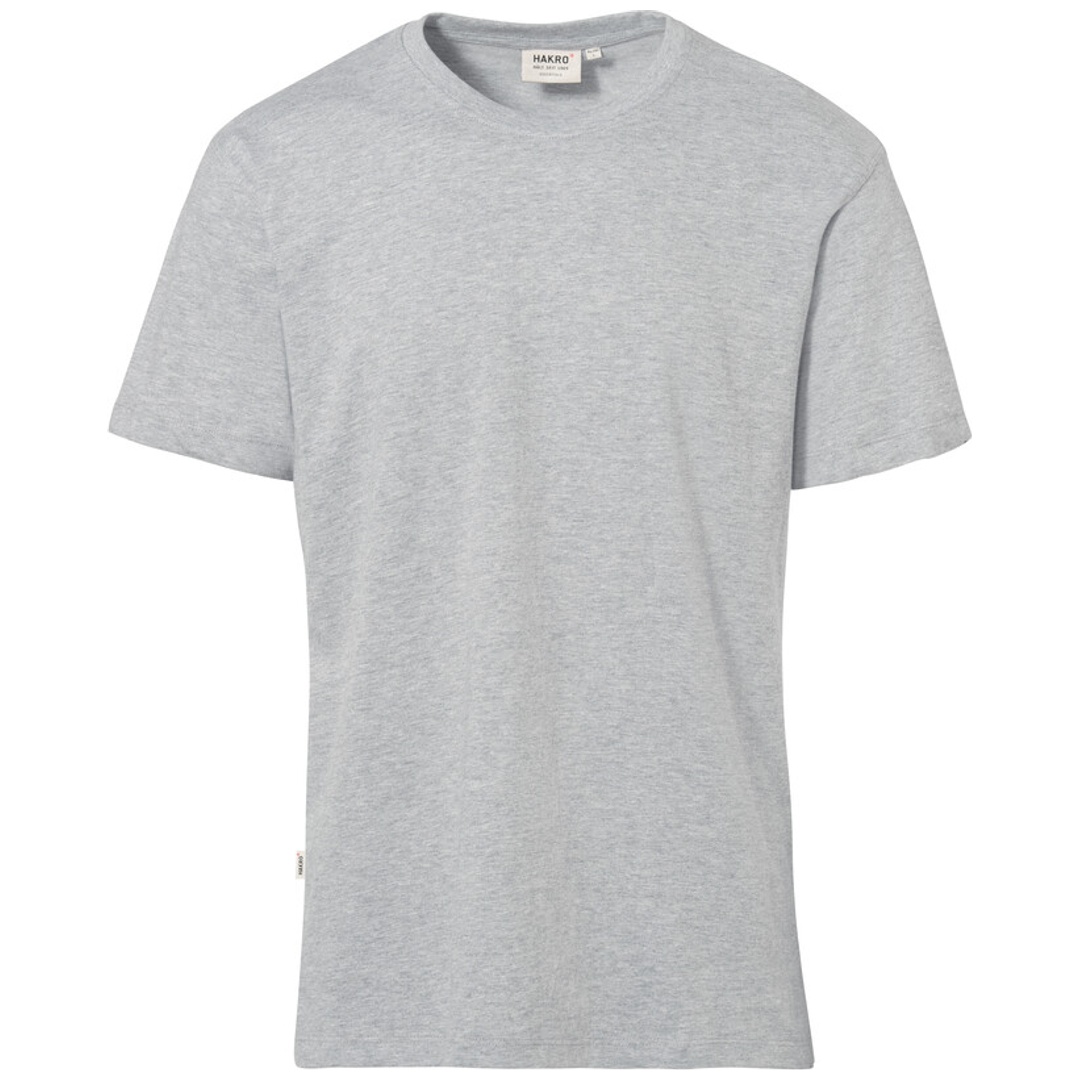 HAKRO Herren T-Shirt Classic #292 Gr. XS ash-meliert