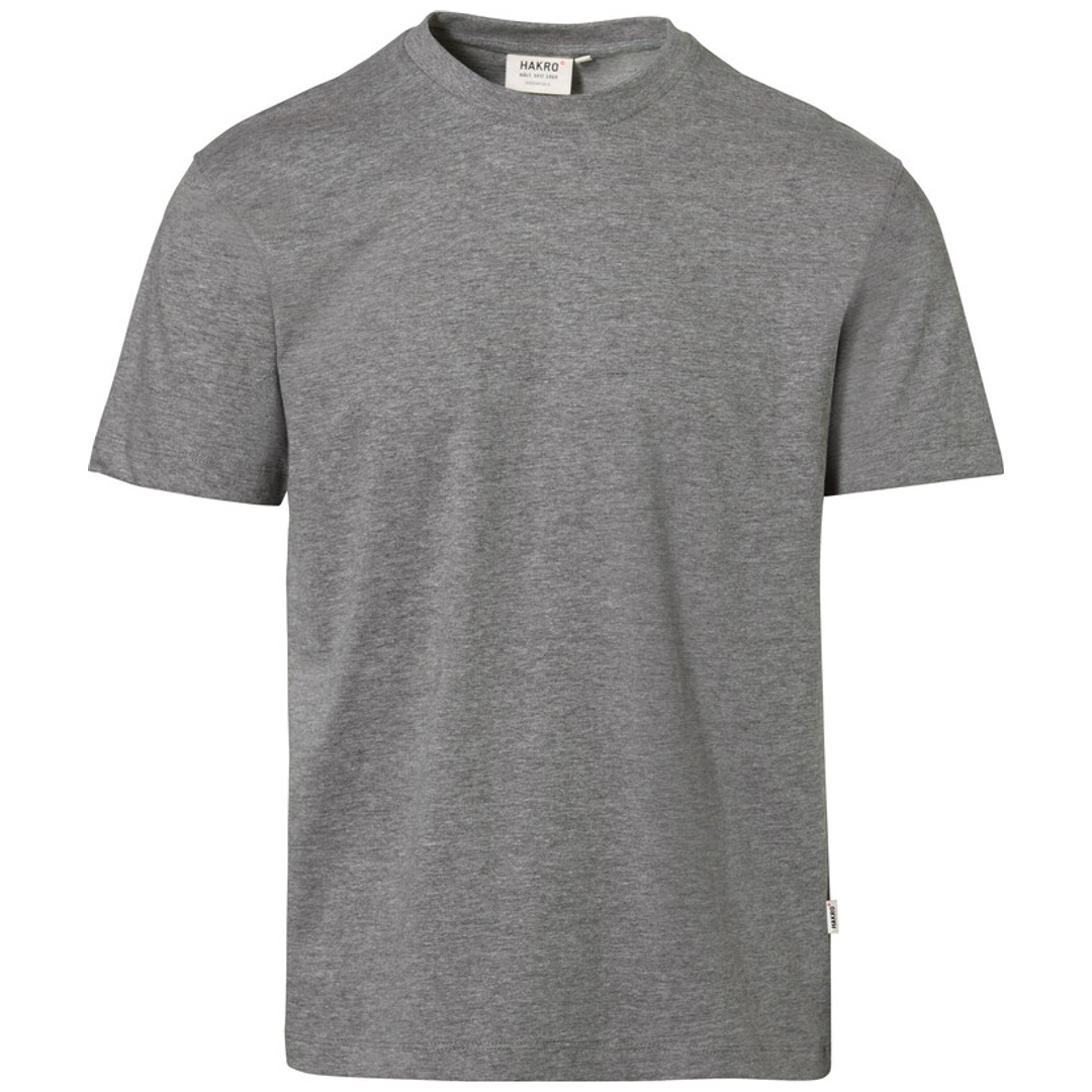 HAKRO T-Shirt Heavy Herren #293 Gr. M grau-meliert