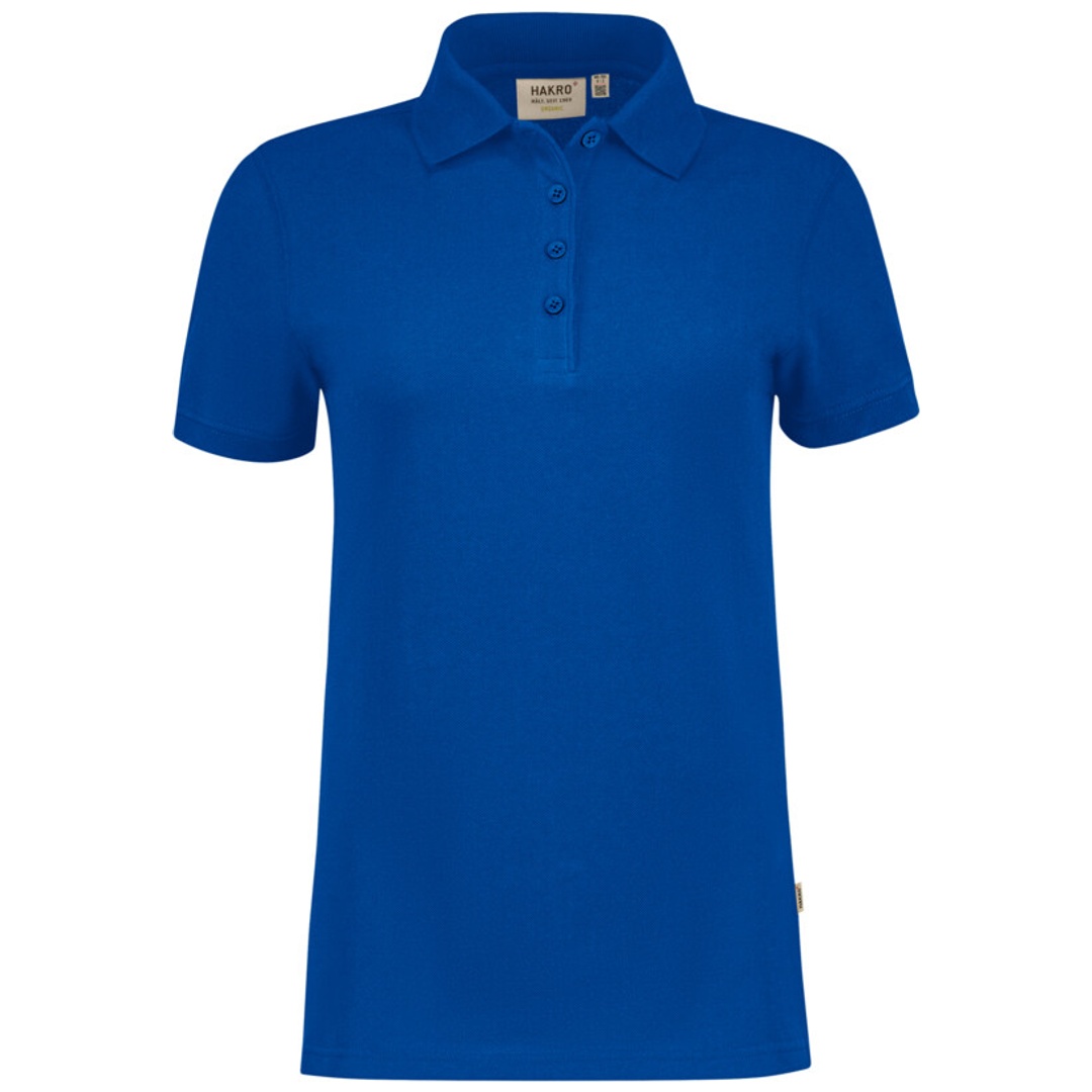 Hakro Damen Poloshirt Bio Baumwolle Gots #301 Gr. 2XS royalblau