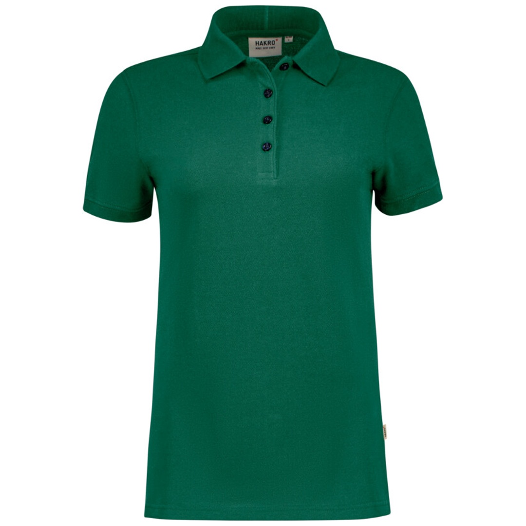Hakro Damen Poloshirt Bio Baumwolle Gots #301 Gr. L tanne