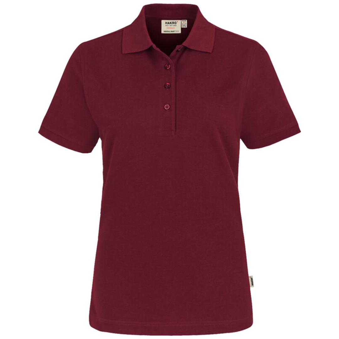 Hakro Damen Poloshirt Mikralinar ECO #369 Gr. M weinrot